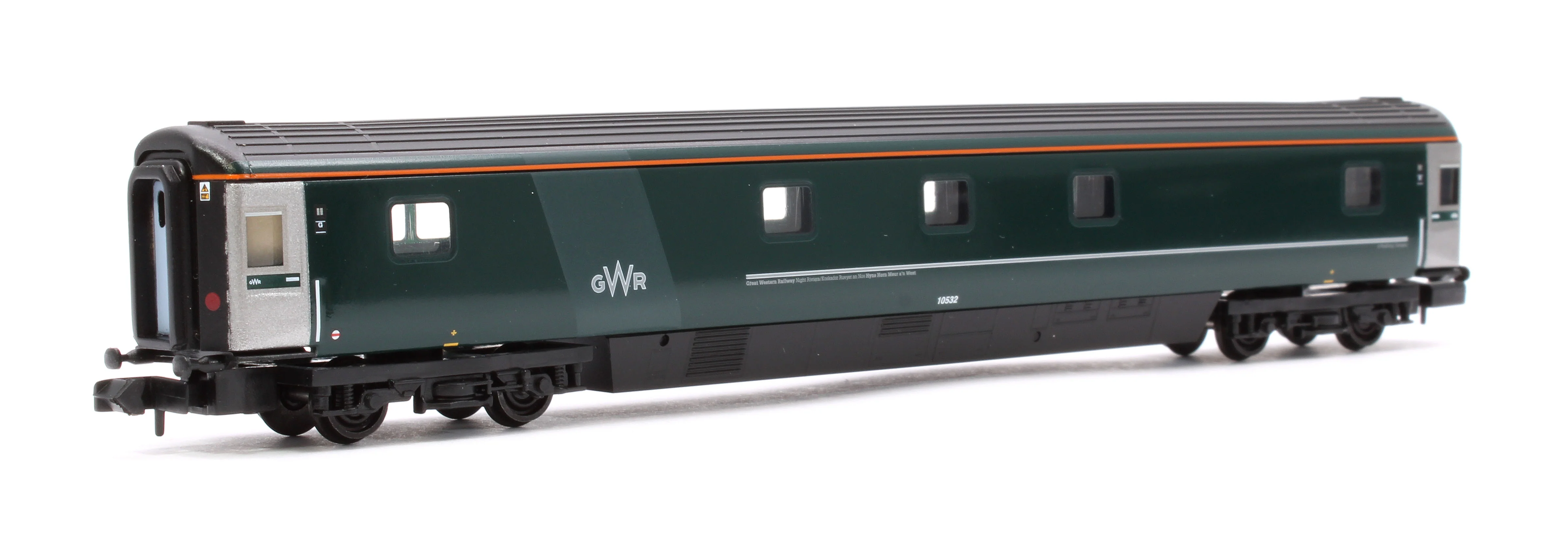 374-997 BR Mk3 'Night Riviera' 2-Coach Pack GWR Green (FirstGroup) No.10532 & No.17174 - Pack A - Image 4