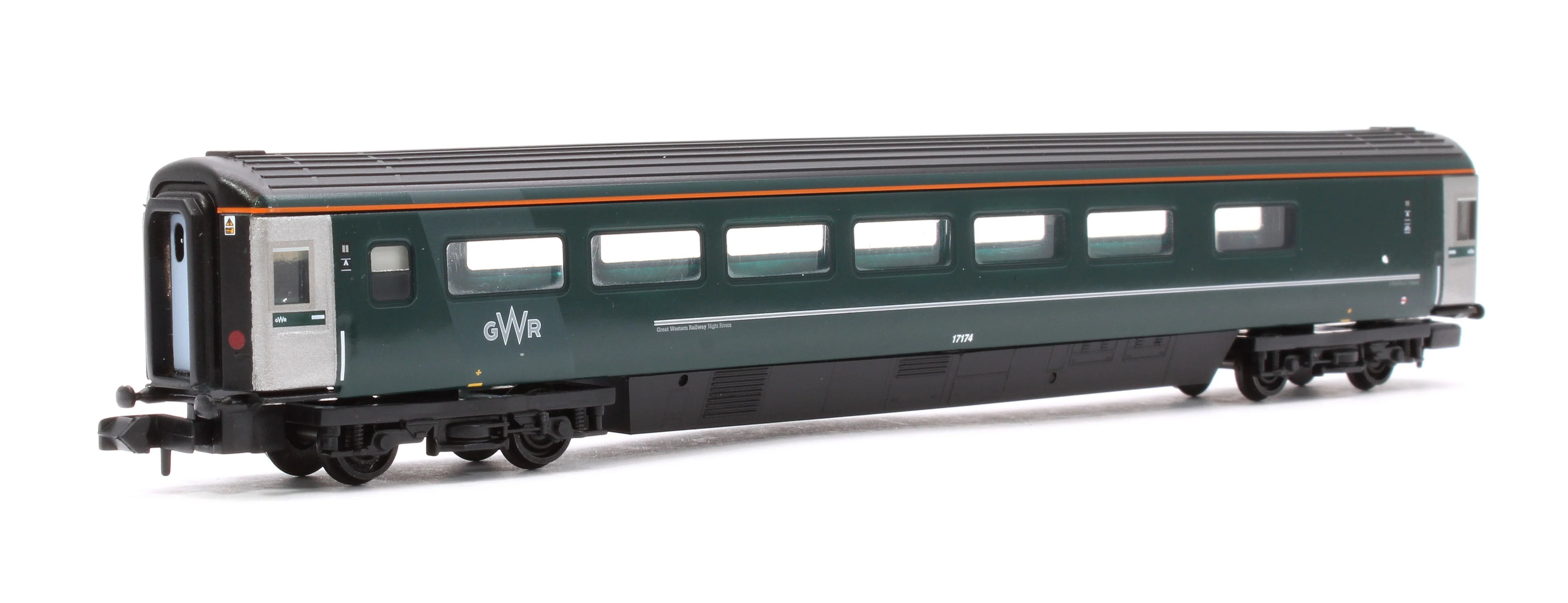 374-997 BR Mk3 'Night Riviera' 2-Coach Pack GWR Green (FirstGroup) No.10532 & No.17174 - Pack A - Image 5