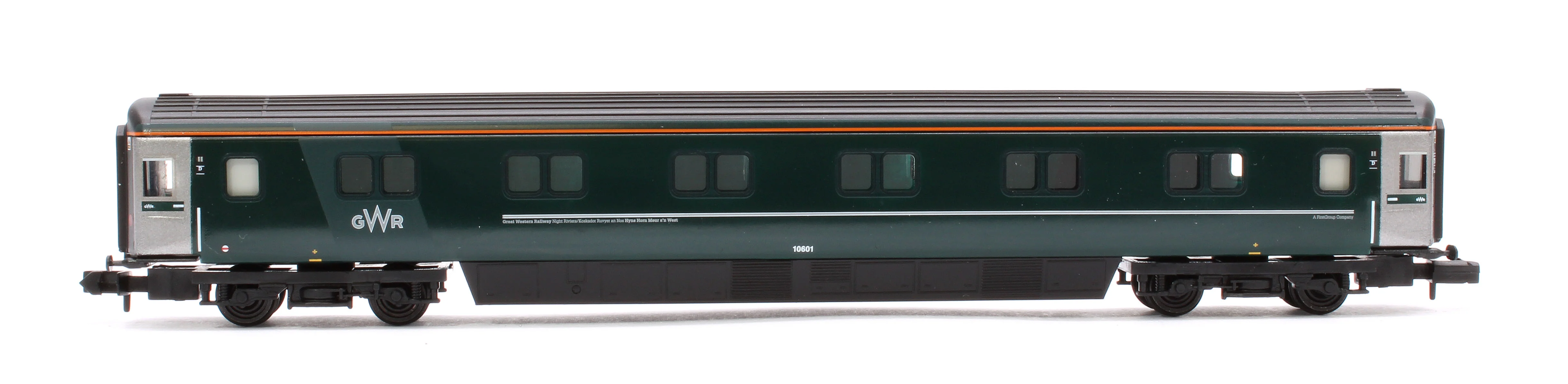 374-997B BR Mk3 'Night Riviera' 2-Coach Pack GWR Green (FirstGroup) No.10601 & No.10219 - Pack C - Image 3