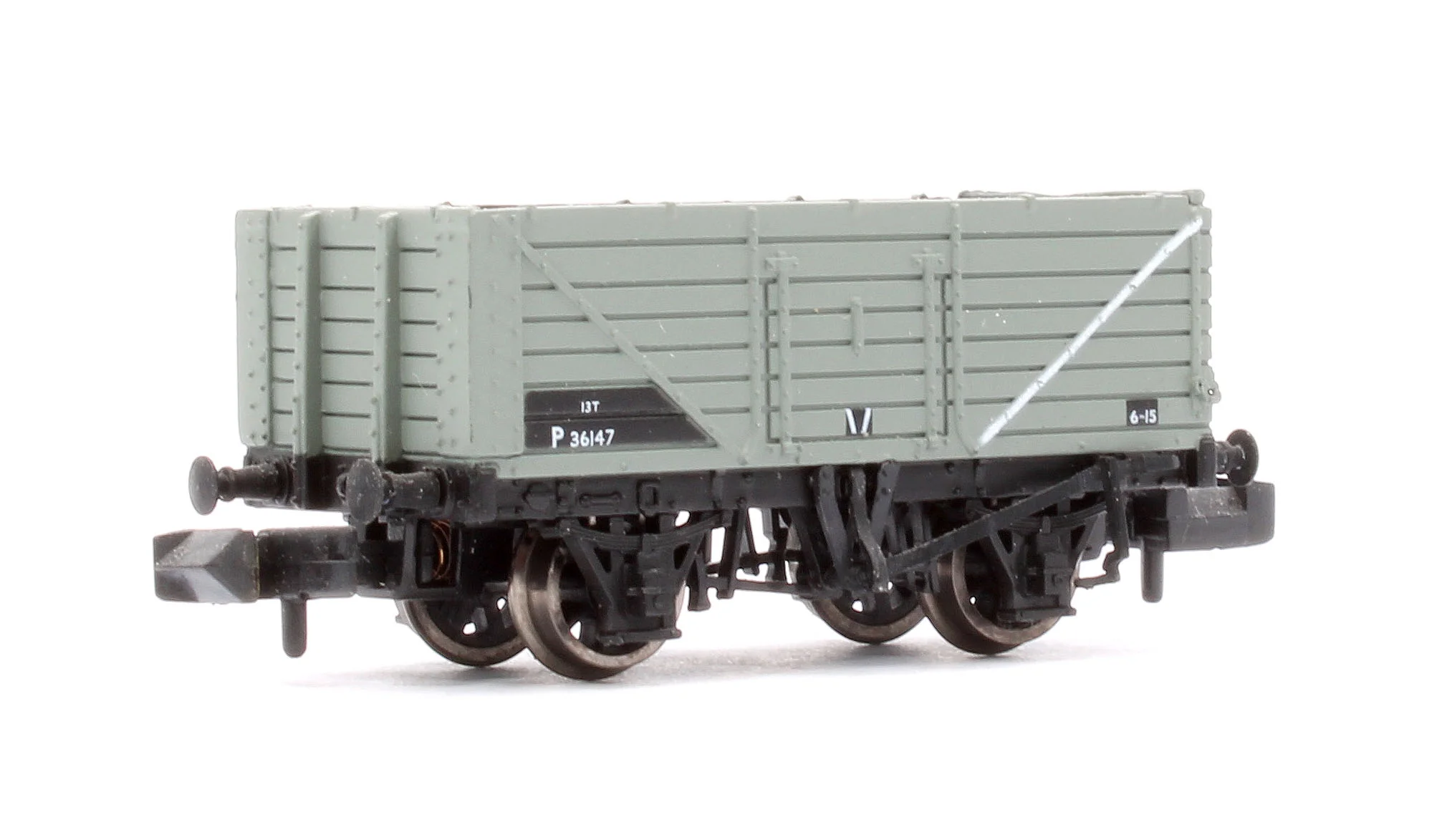 Pre-Owned 377-78A BR Grey 13T 7 Plank End Door Wagon No.P36147