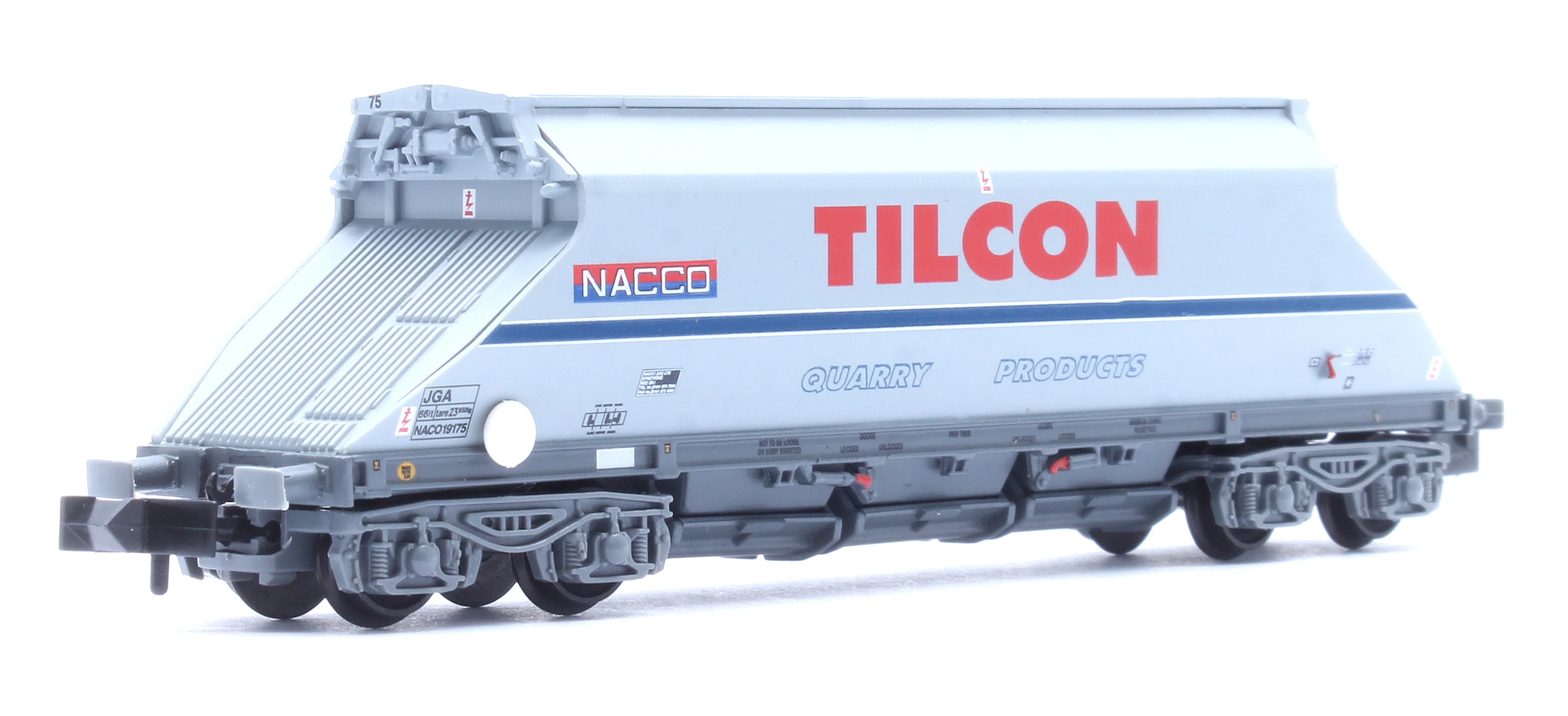 JGA Bogie Hopper with Hopper Cover 'Tilcon' Grey No.NACO19175 - Image 3