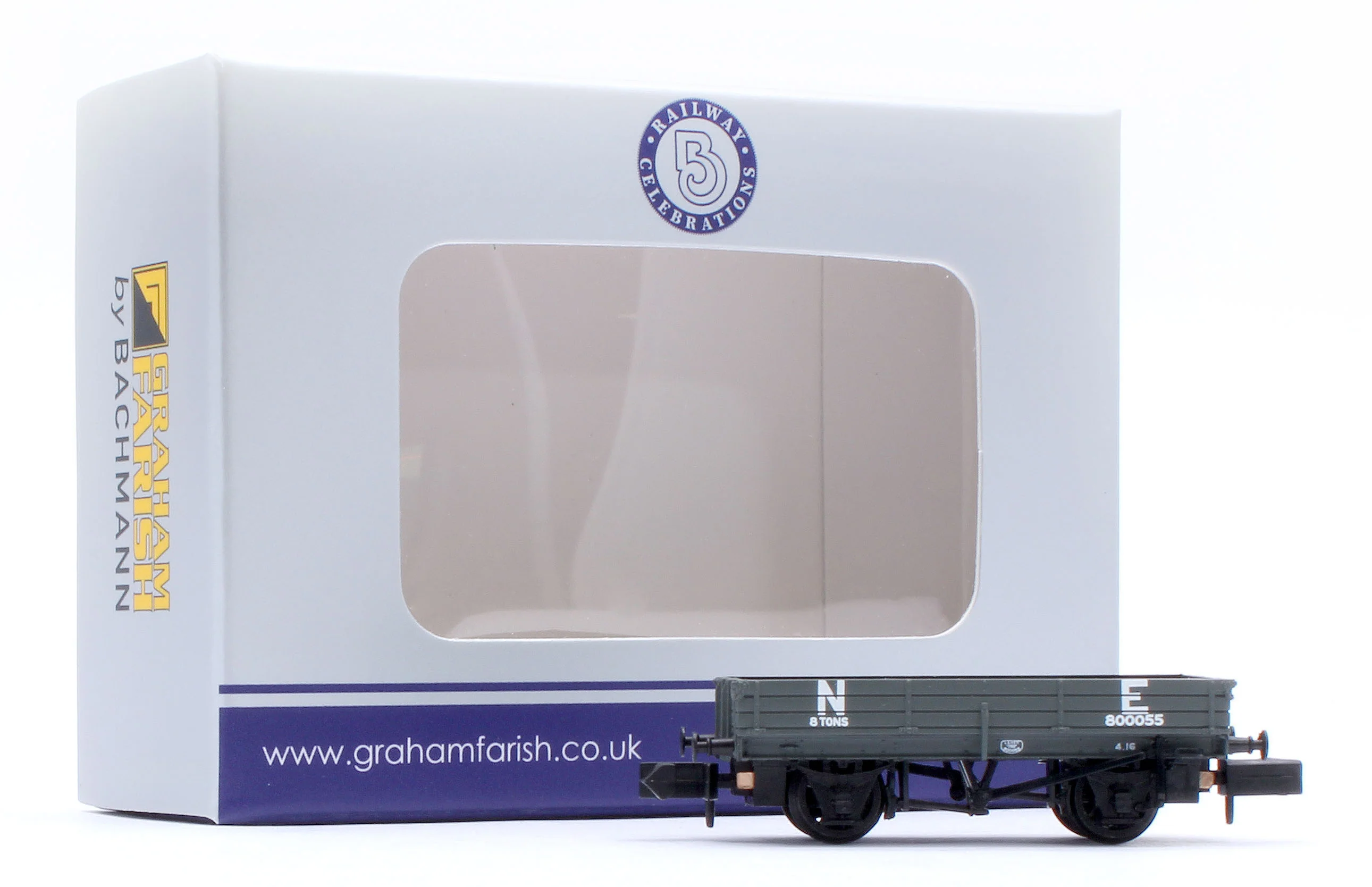 3 Plank Wagon LNER Grey No.800055 - Image 4