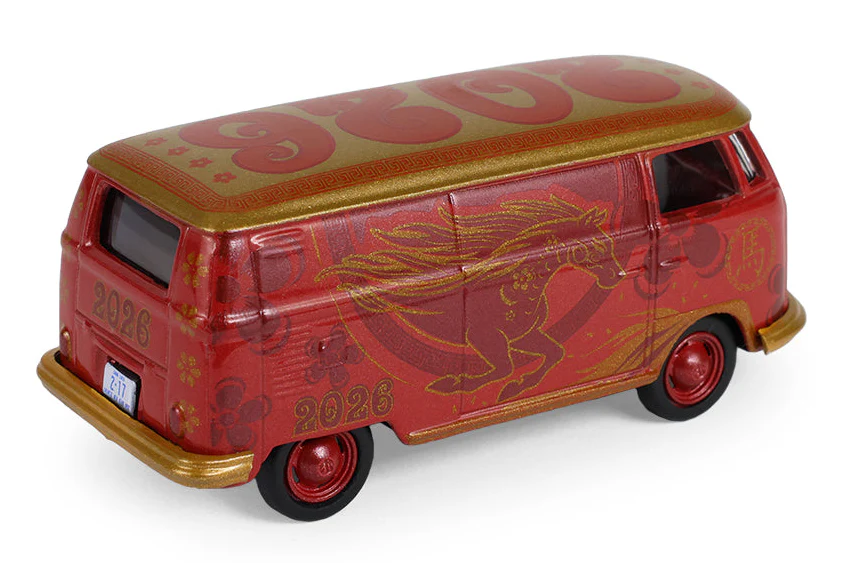 Volkswagen Type 2 Panel Van - Chinese Zodiac 2026 Year Of The Horse - Image 3