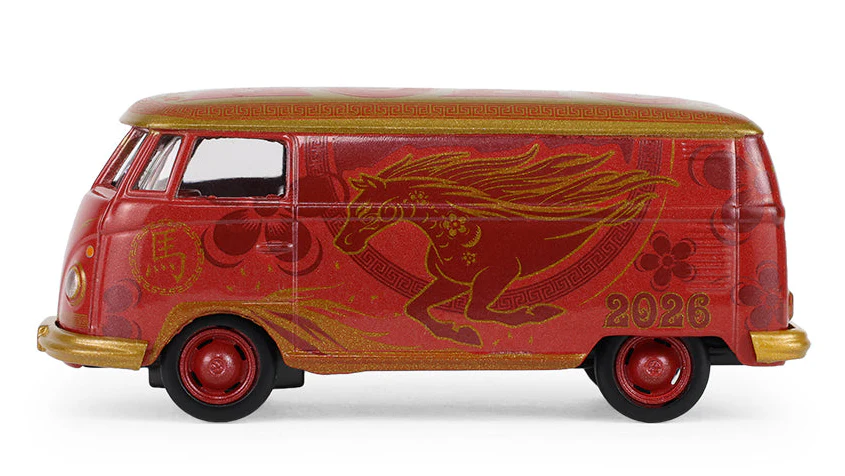 Volkswagen Type 2 Panel Van - Chinese Zodiac 2026 Year Of The Horse - Image 4