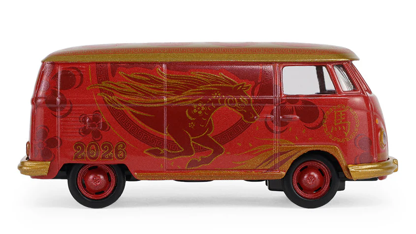 Volkswagen Type 2 Panel Van - Chinese Zodiac 2026 Year Of The Horse - Image 5