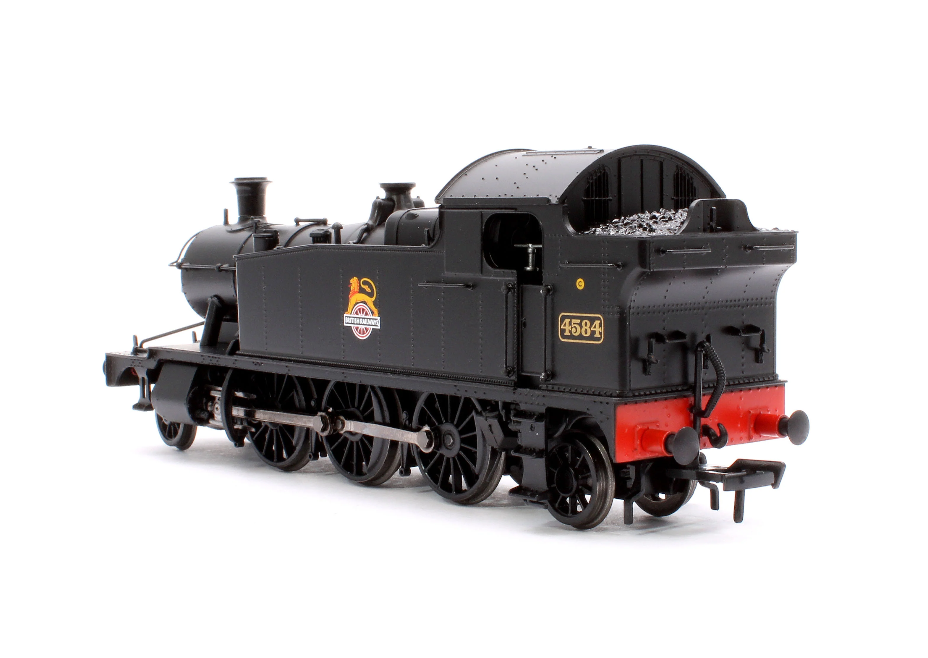 32-137B GWR 4575 Prairie Tank 4584 BR Black (Early Emblem) Steam Locomotive - Image 2
