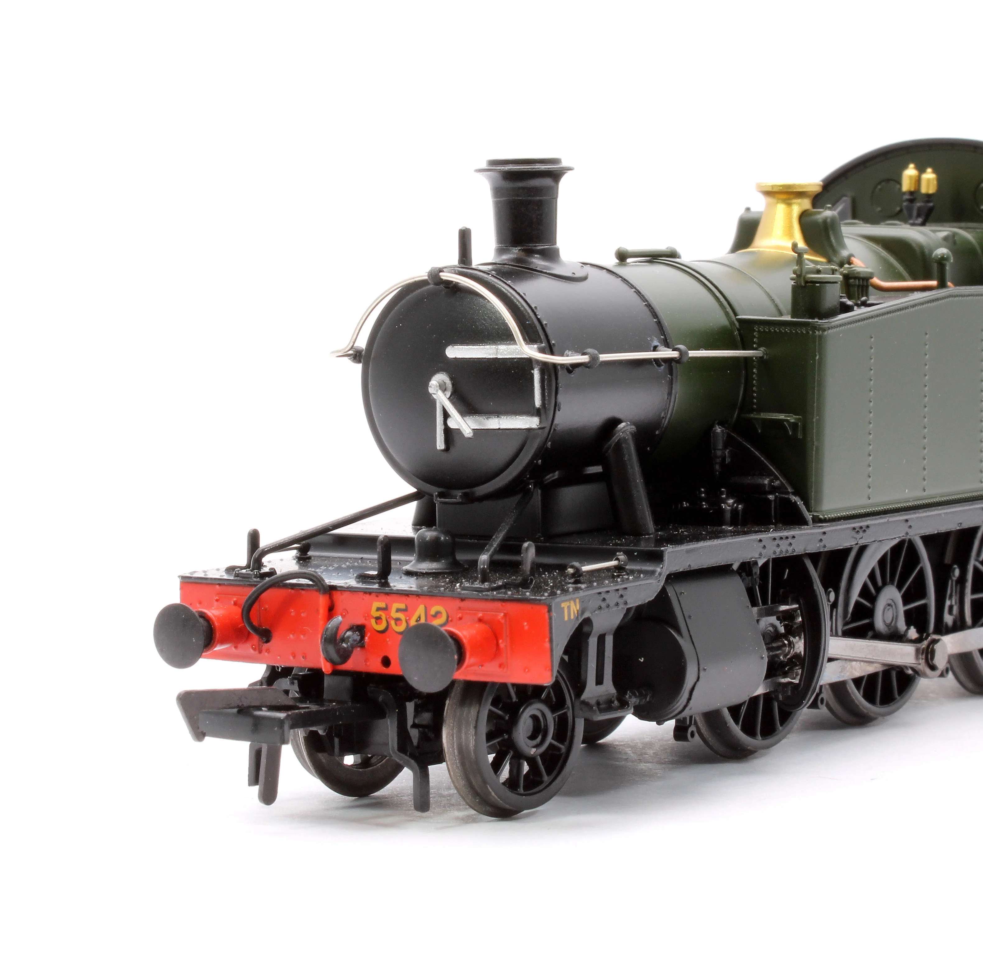 32-141 GWR 4575 Prairie Tank 5542 GWR Green (Shirtbutton) Steam Locomotive - Image 7