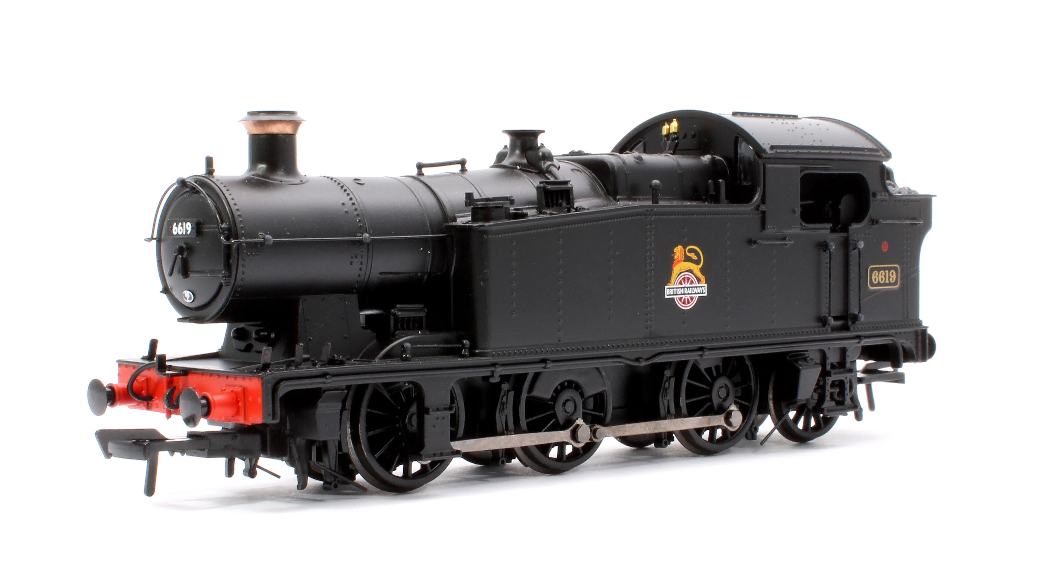 32-085A GWR 56XX Tank 6619 BR Black (Early Emblem) Steam Locomotive