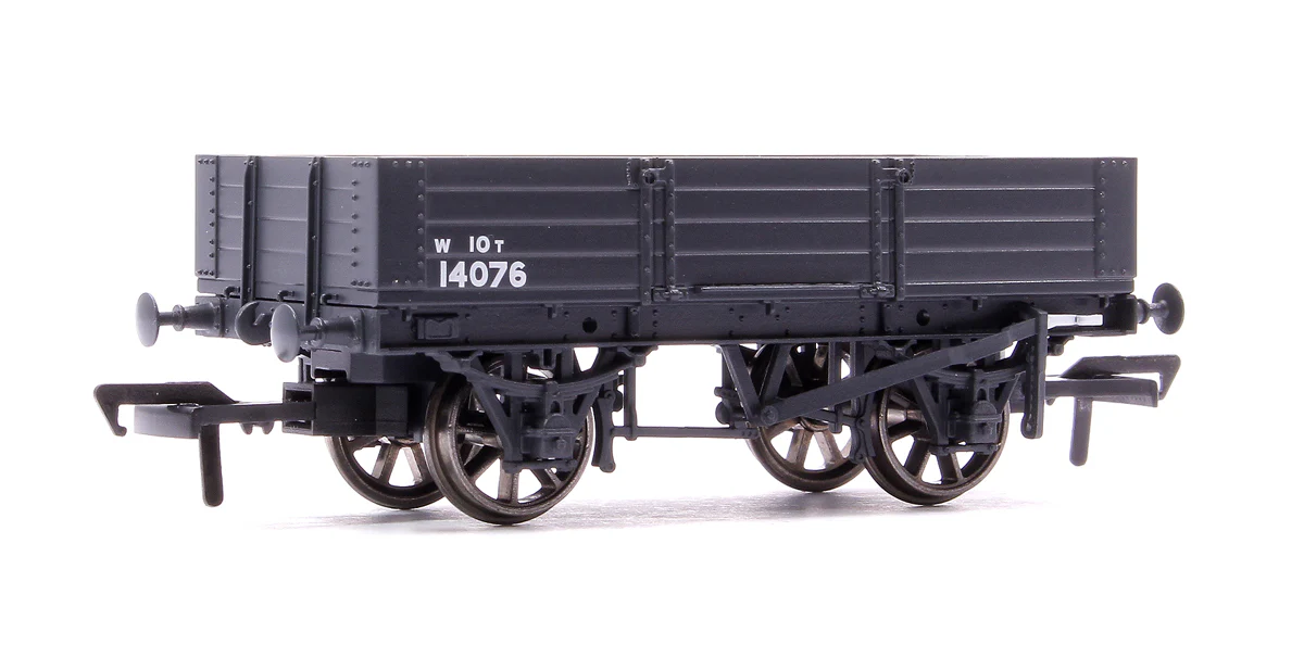 GWR Diagram O21 4 Plank Open No. W14076, GWR grey (BR lettering) - Image 3