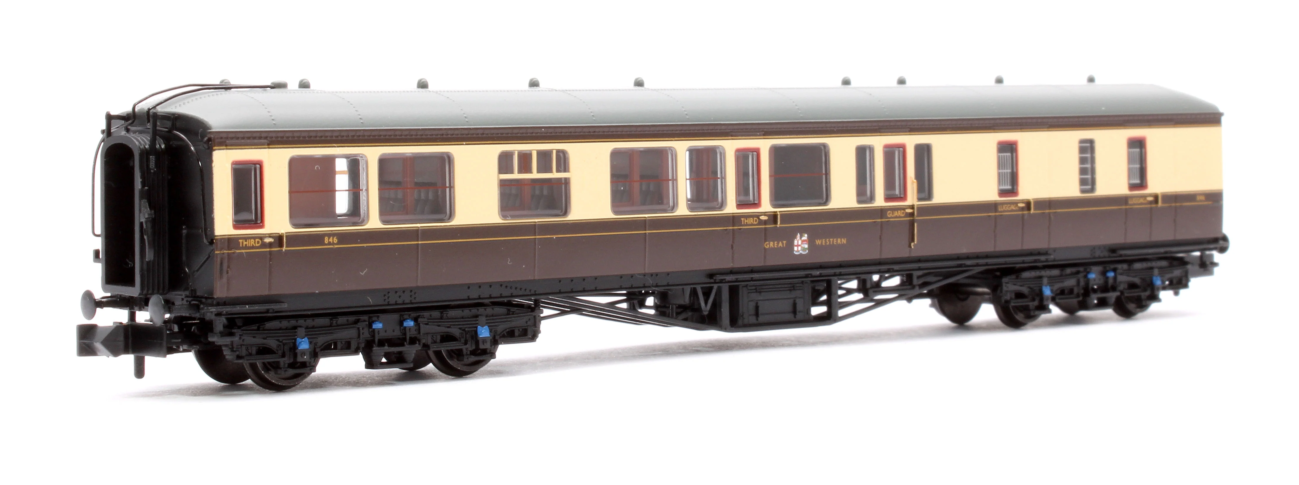 GWR Hawksworth Brake Third Corridor GWR Chocolate & Cream No.846 - Image 3