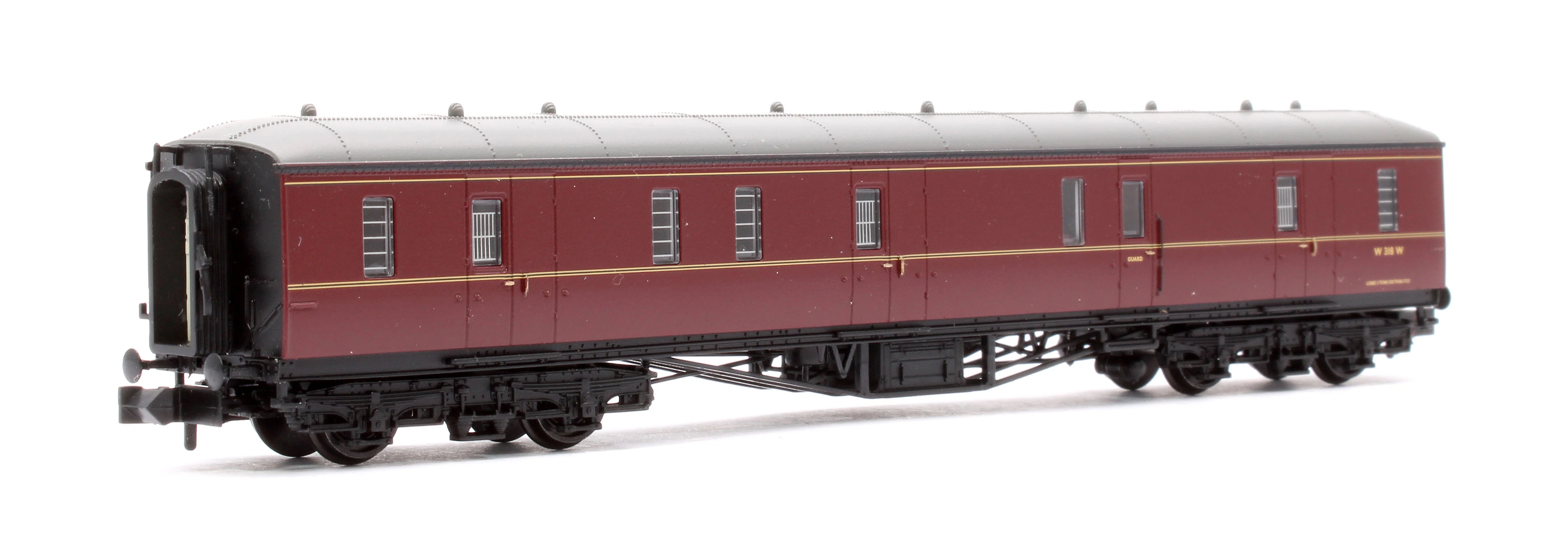 374-586A GWR Hawksworth Full Brake BR Maroon W318W
