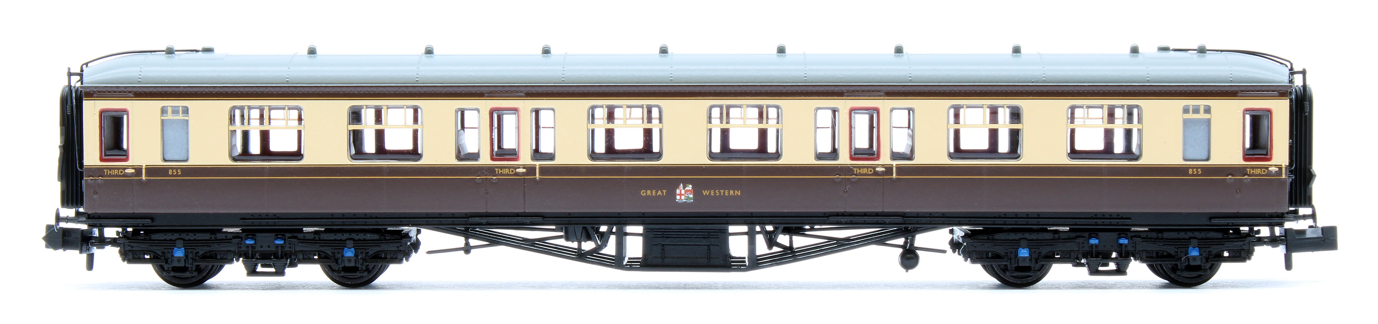 GWR Hawksworth Third Corridor GWR Chocolate & Cream No.855 - Image 3