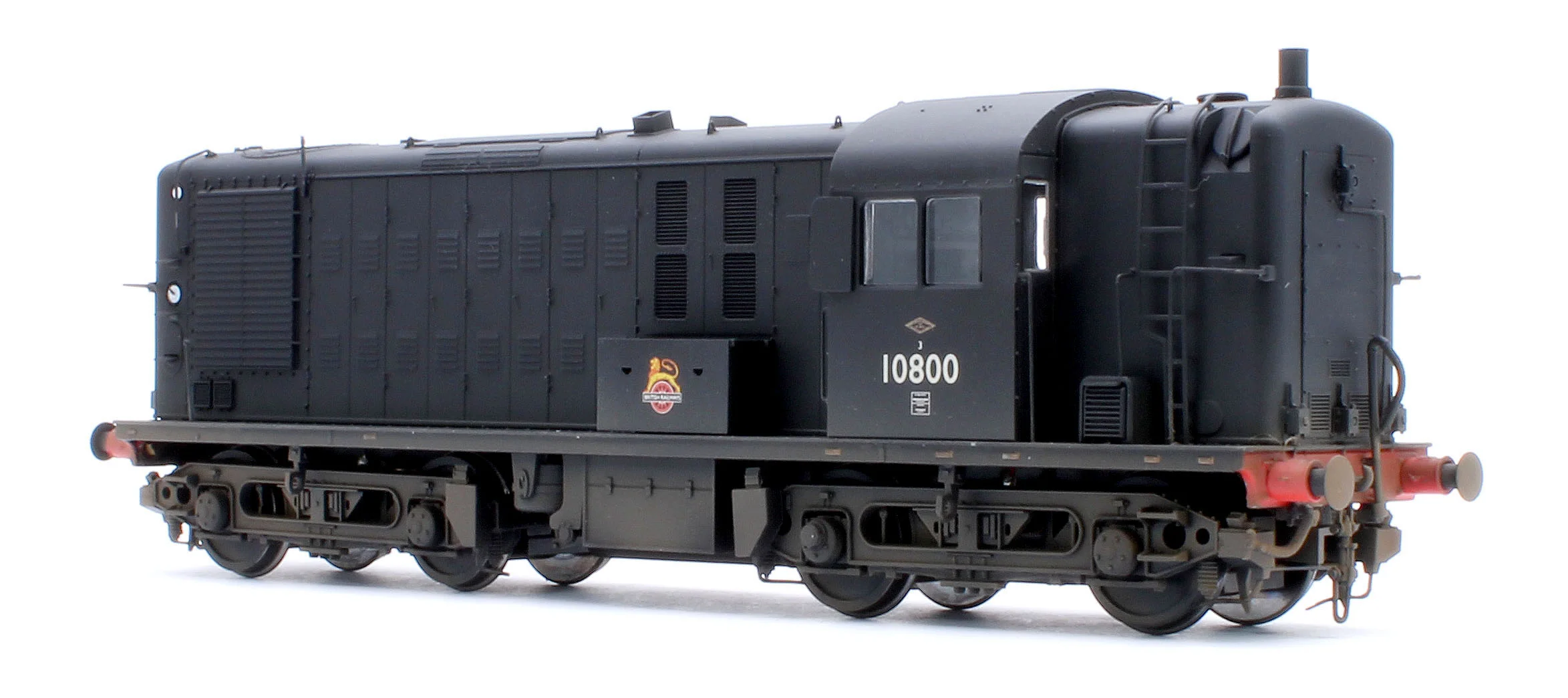 Pre-Owned North British Prototype 10800 BR Early Emblem Black with Black Bogies (final BR condition) Diesel Locomotive - Weathered - Image 2