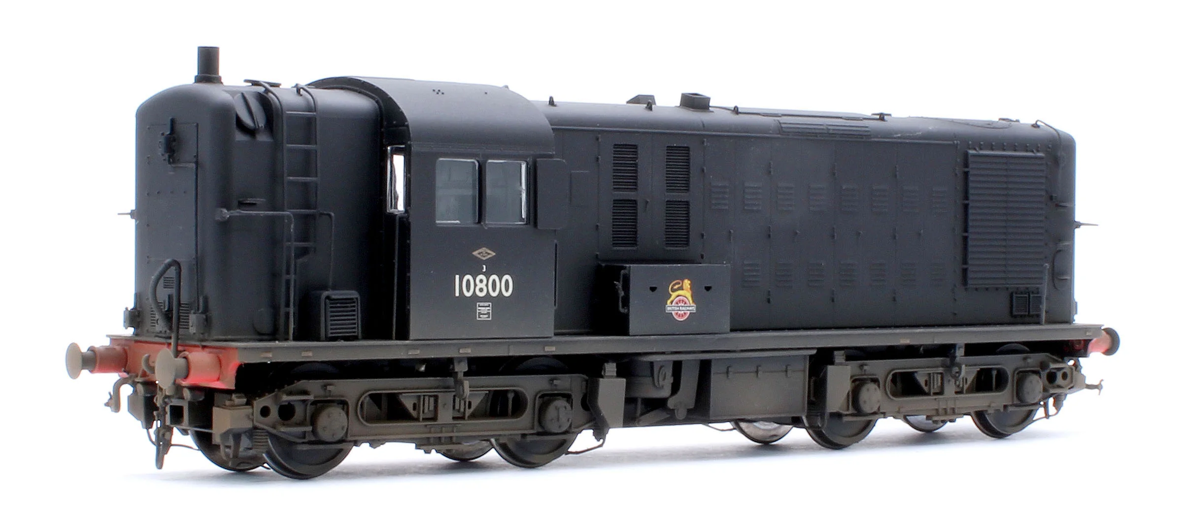 Pre-Owned North British Prototype 10800 BR Early Emblem Black with Black Bogies (final BR condition) Diesel Locomotive - Weathered - Image 3