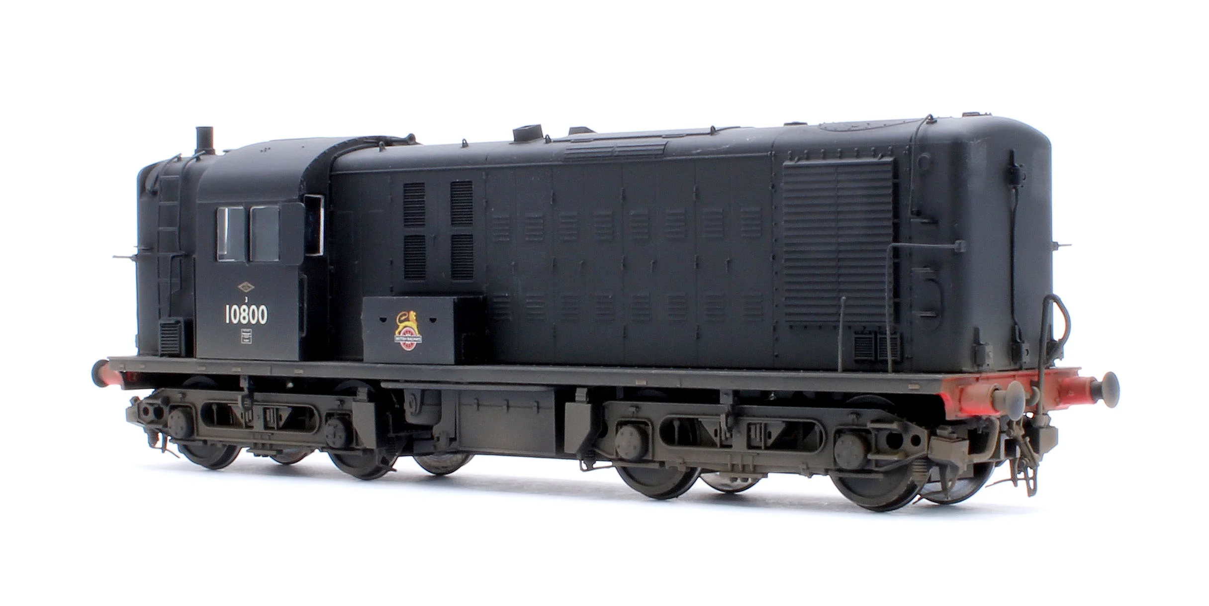 Pre-Owned North British Prototype 10800 BR Early Emblem Black with Black Bogies (final BR condition) Diesel Locomotive - Weathered - Image 4
