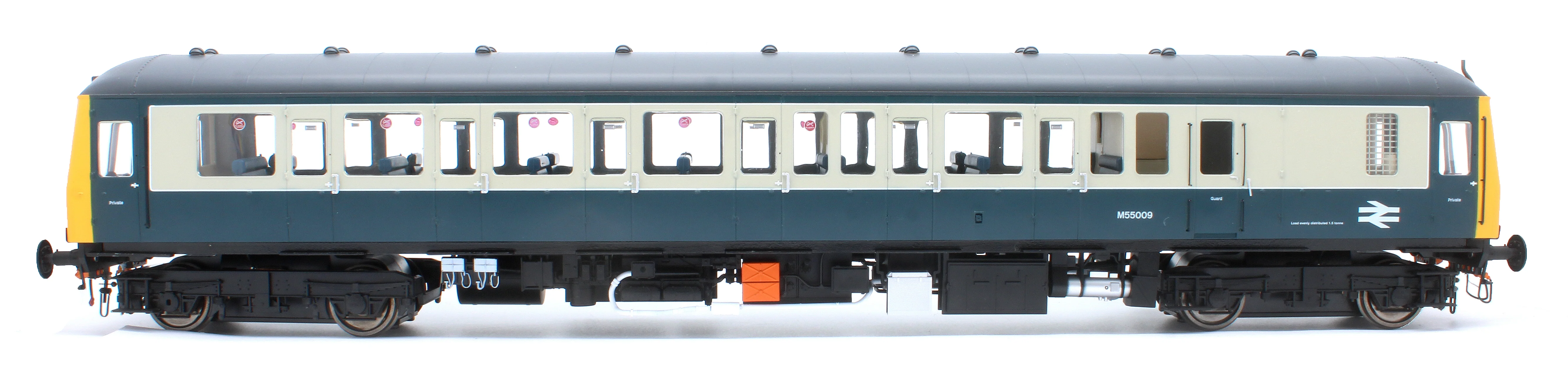 1231 Class 122 Br Blue/Grey Single Car DMU M55009 - Image 5