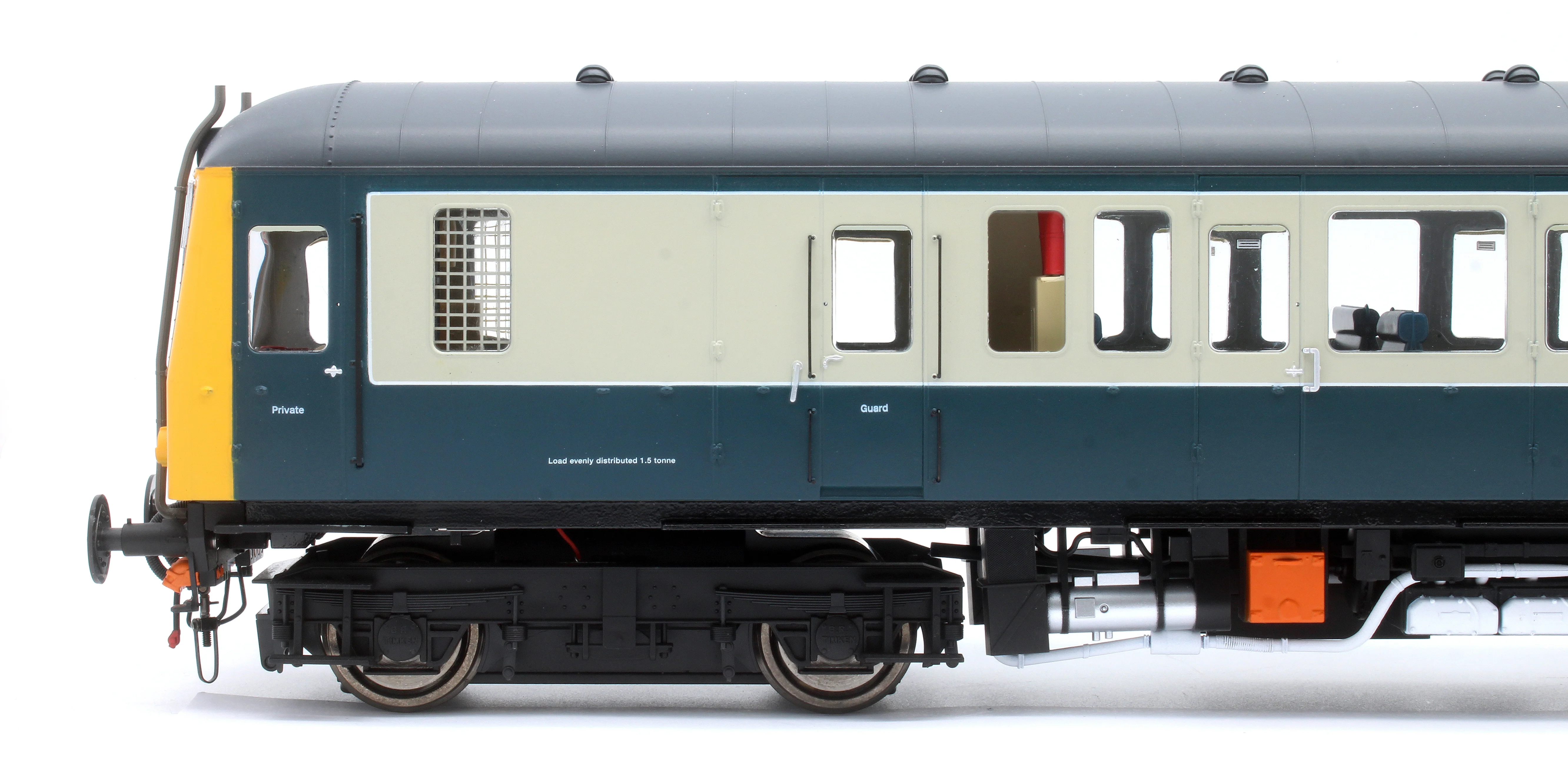 1231 Class 122 Br Blue/Grey Single Car DMU M55009 - Image 7