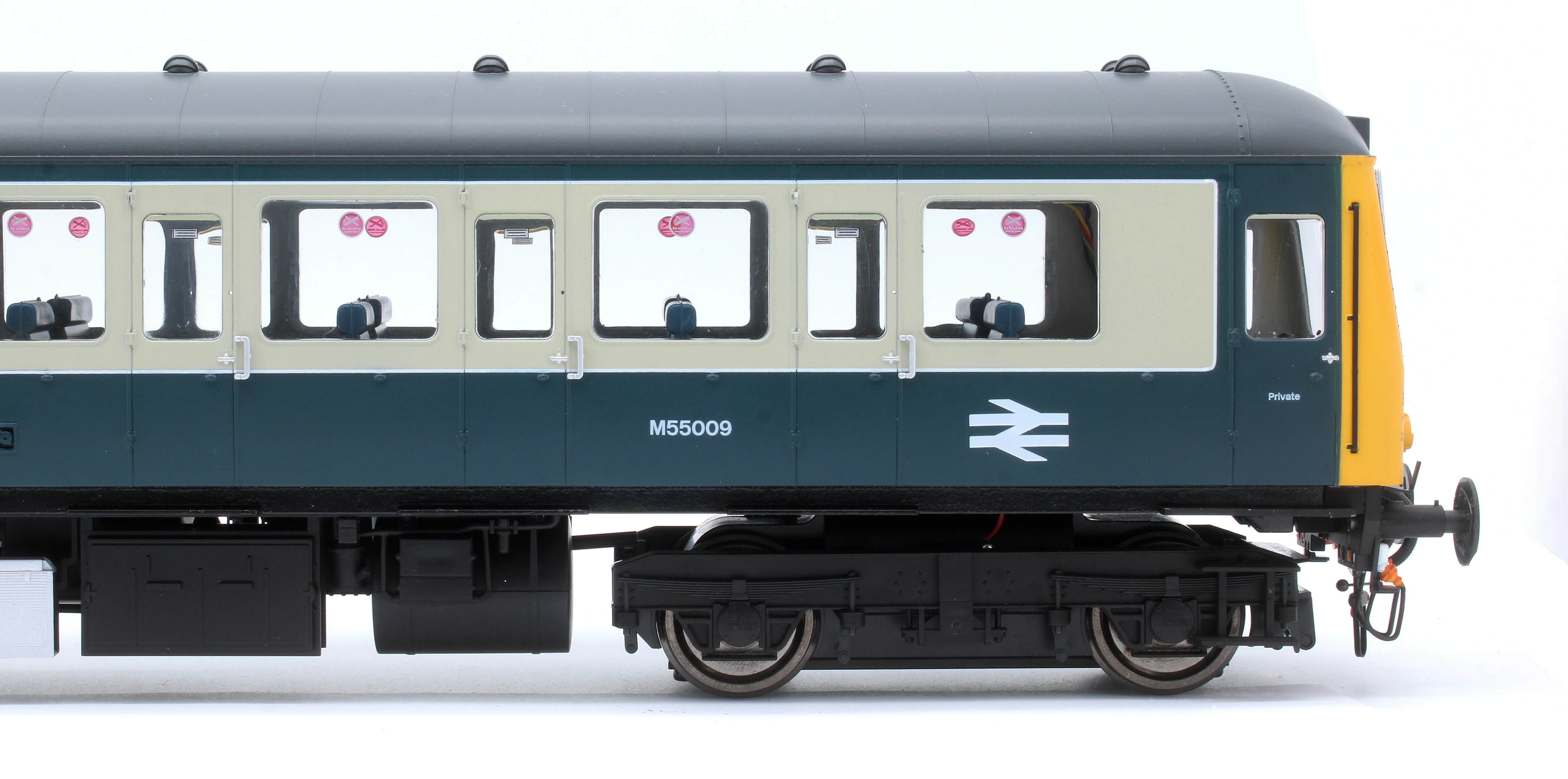 1231 Class 122 Br Blue/Grey Single Car DMU M55009 - Image 8