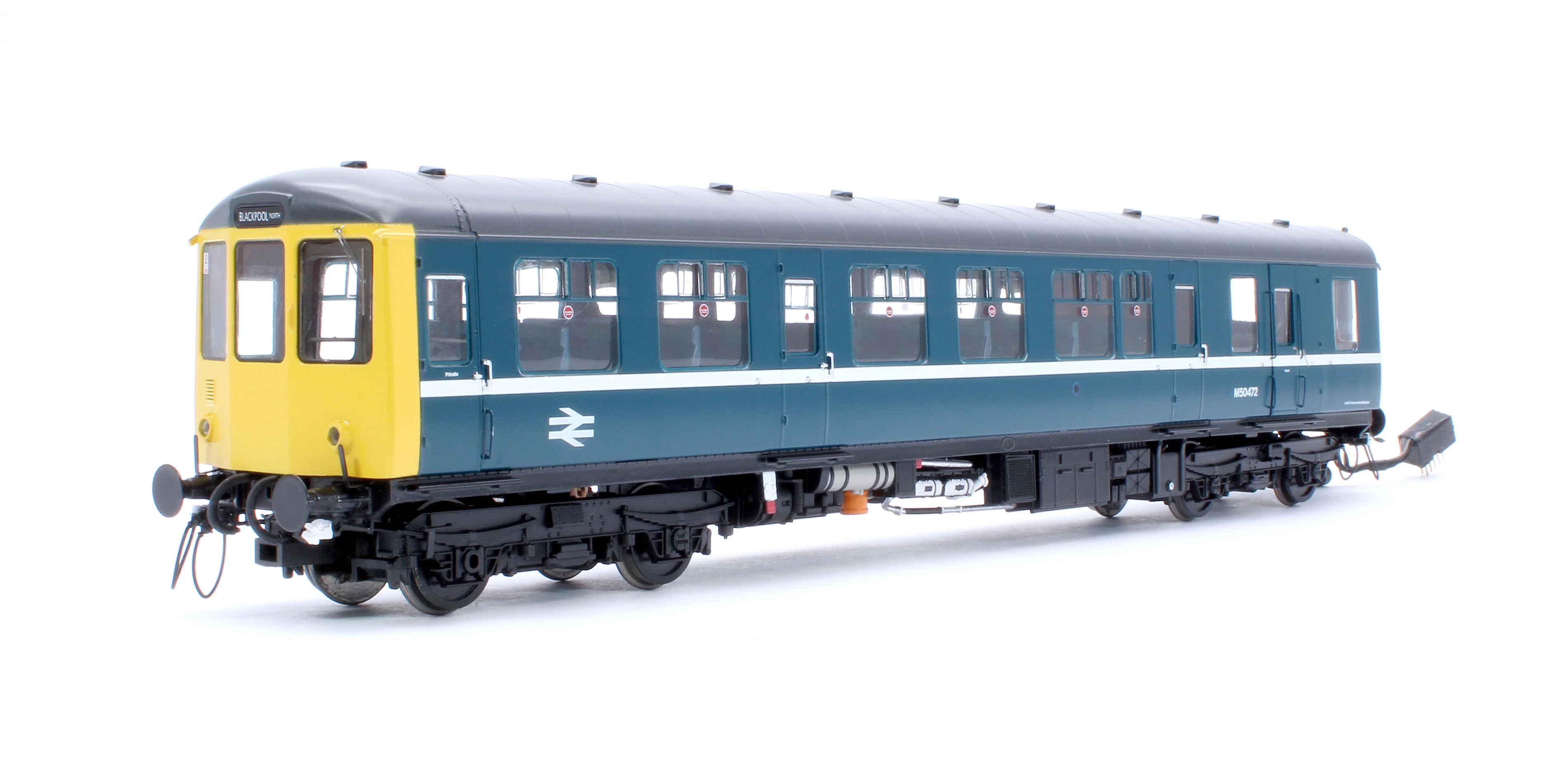 1454 Class 104 3 Car DMU M50472/M59180/M50524 BR Blue Blackpool - Image 3
