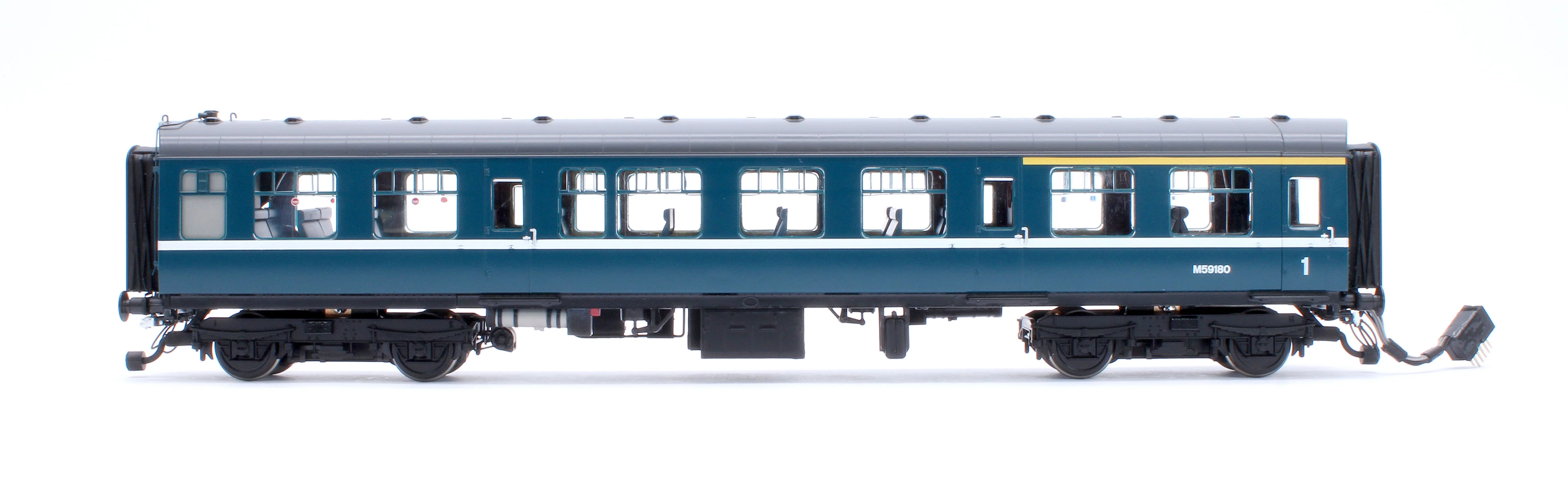 1454 Class 104 3 Car DMU M50472/M59180/M50524 BR Blue Blackpool - Image 7