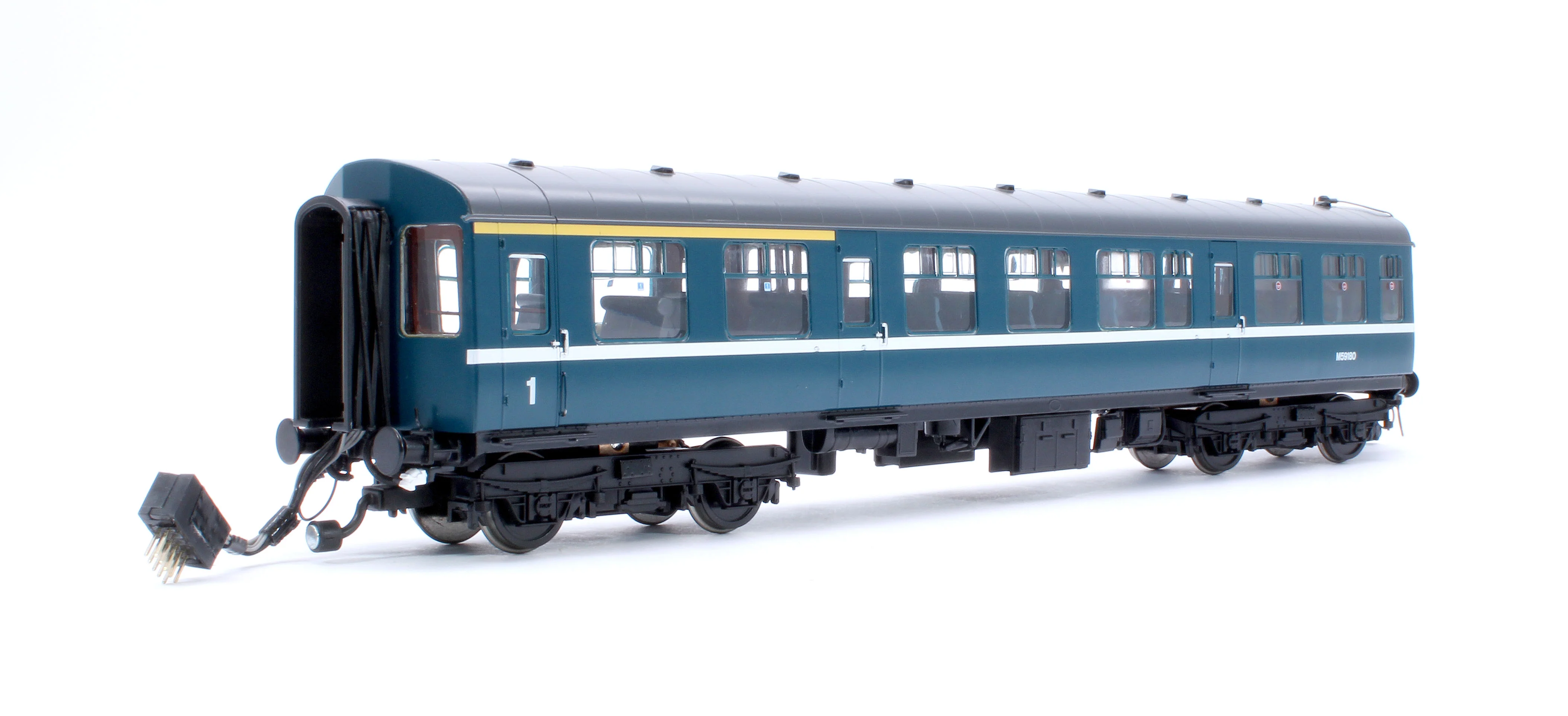 1454 Class 104 3 Car DMU M50472/M59180/M50524 BR Blue Blackpool - Image 8