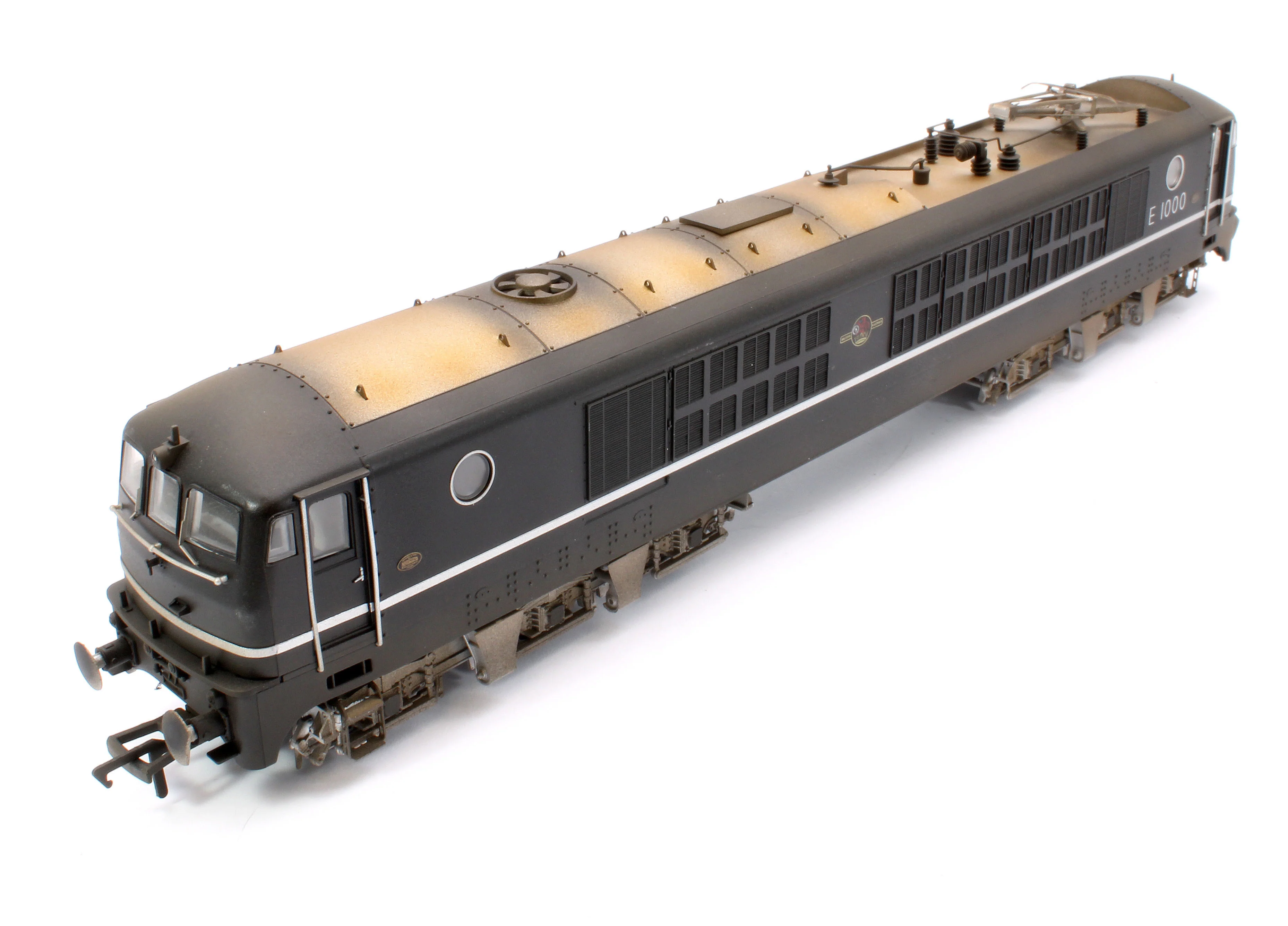 Custom Weathered BR Class 80 E1000 (Rebuilt 18100 Gas Turbine) Electric Locomotive in BR Black (Late Crest) - Image 11