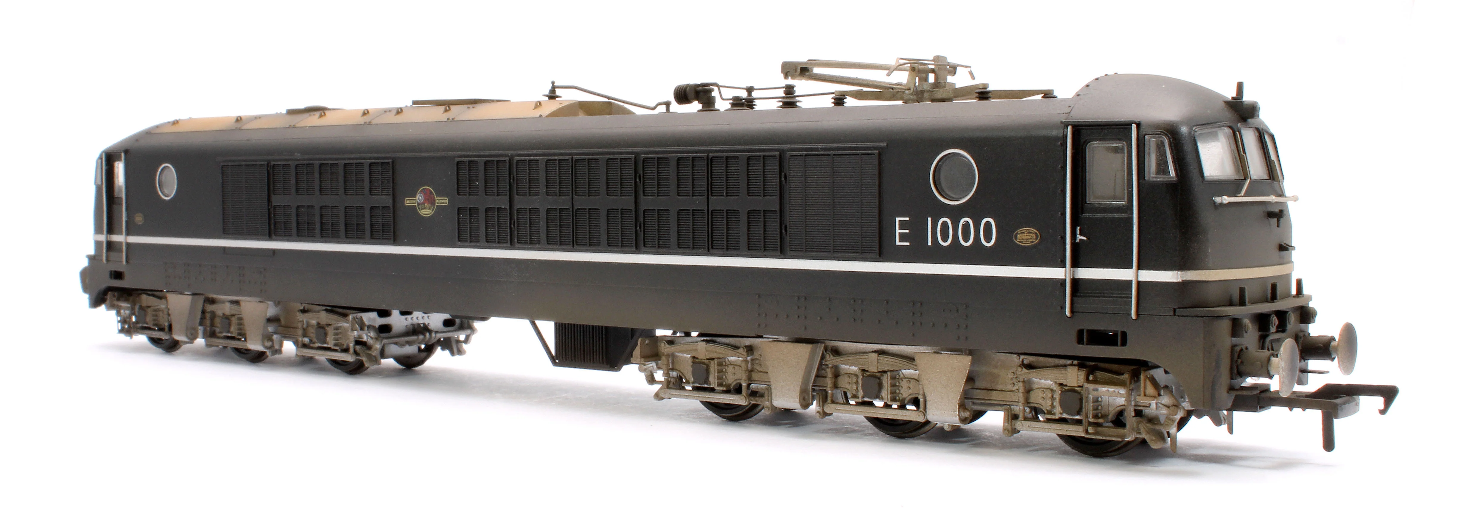 Custom Weathered BR Class 80 E1000 (Rebuilt 18100 Gas Turbine) Electric Locomotive in BR Black (Late Crest) - Image 4