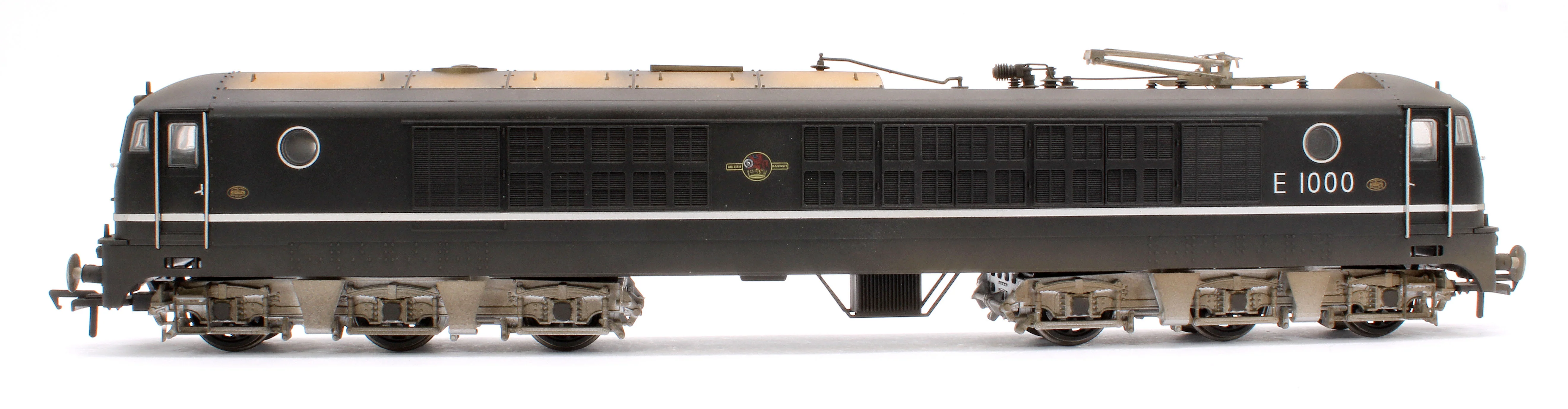 Custom Weathered BR Class 80 E1000 (Rebuilt 18100 Gas Turbine) Electric Locomotive in BR Black (Late Crest) - Image 5
