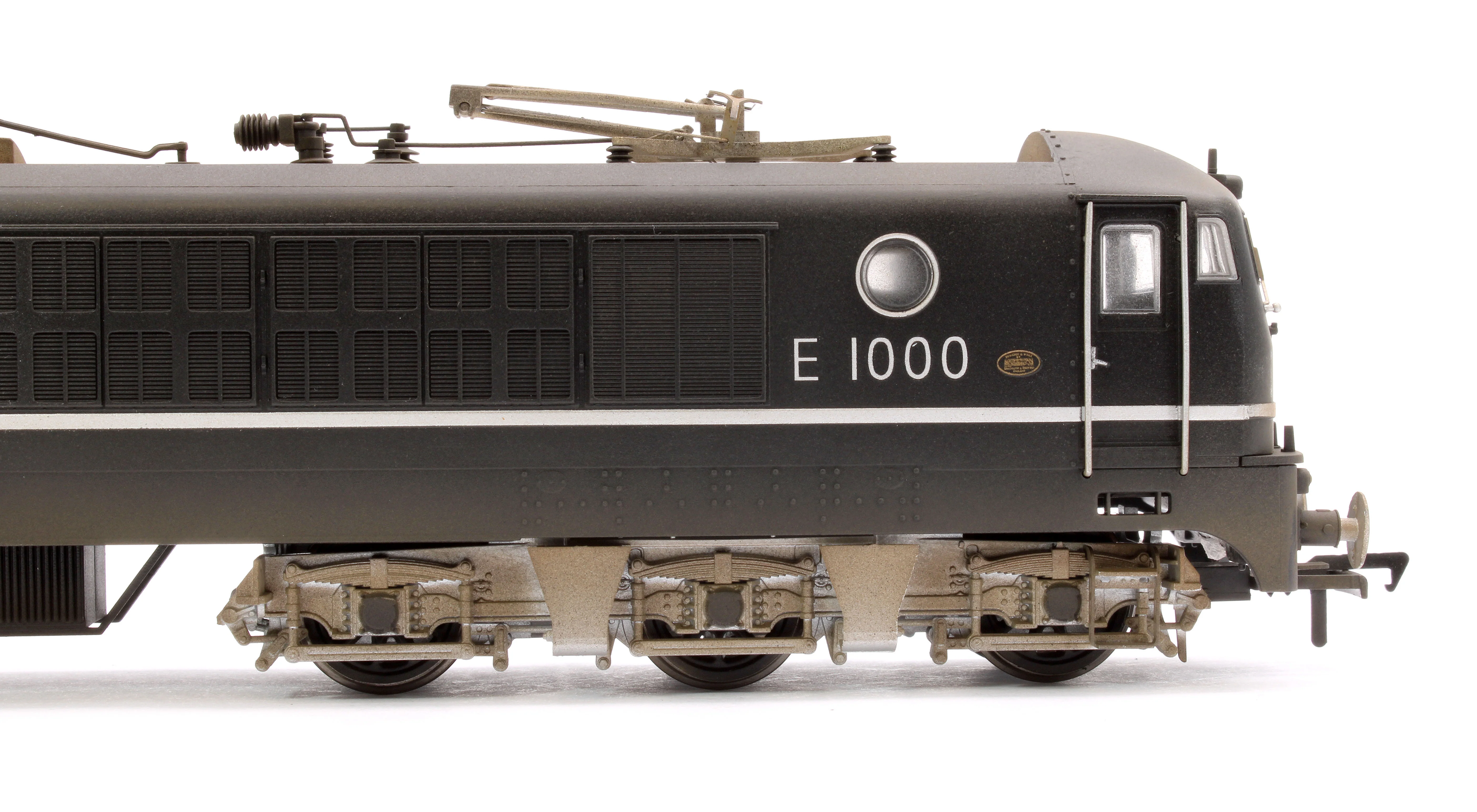 Custom Weathered BR Class 80 E1000 (Rebuilt 18100 Gas Turbine) Electric Locomotive in BR Black (Late Crest) - Image 7