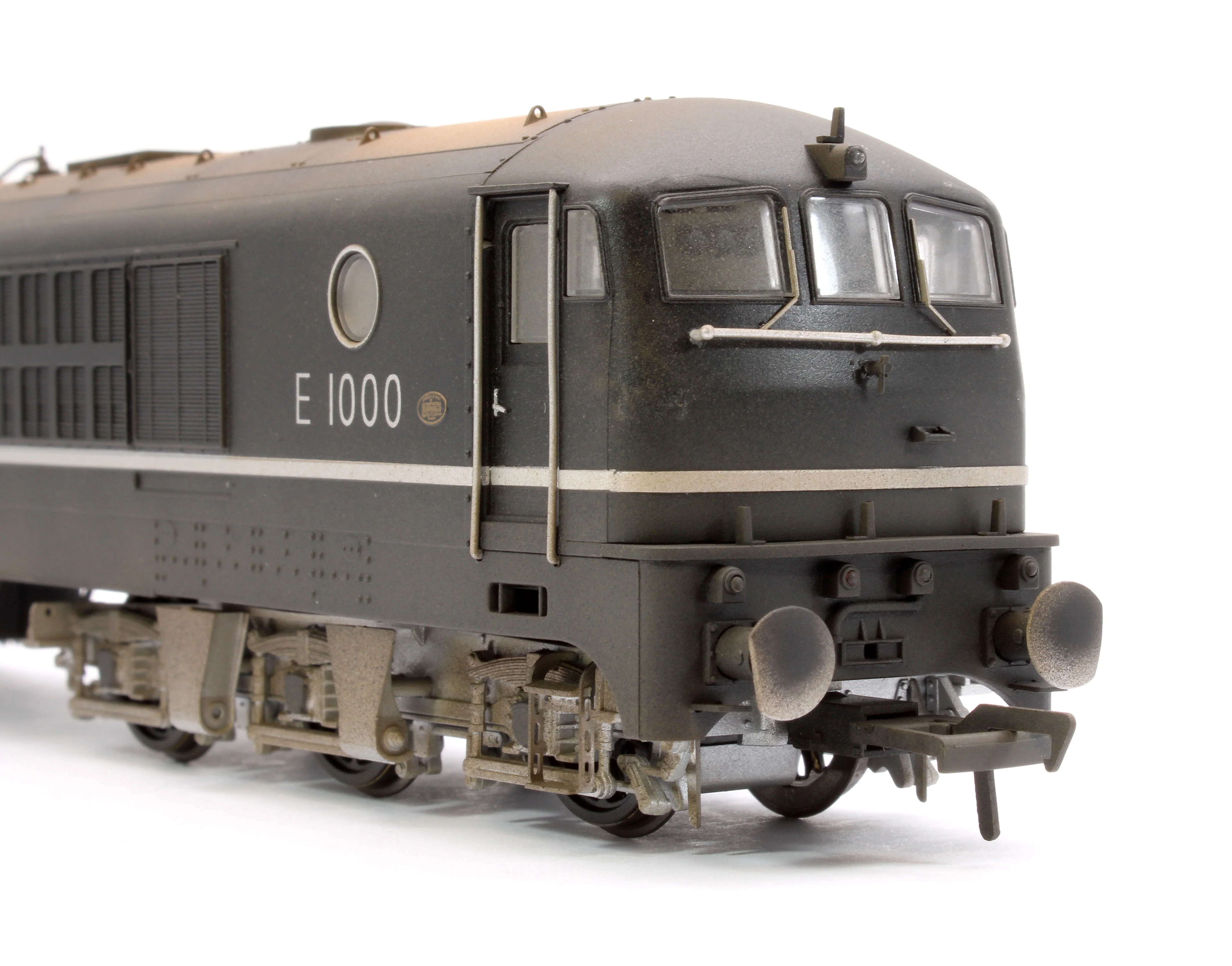 Custom Weathered BR Class 80 E1000 (Rebuilt 18100 Gas Turbine) Electric Locomotive in BR Black (Late Crest) - Image 8
