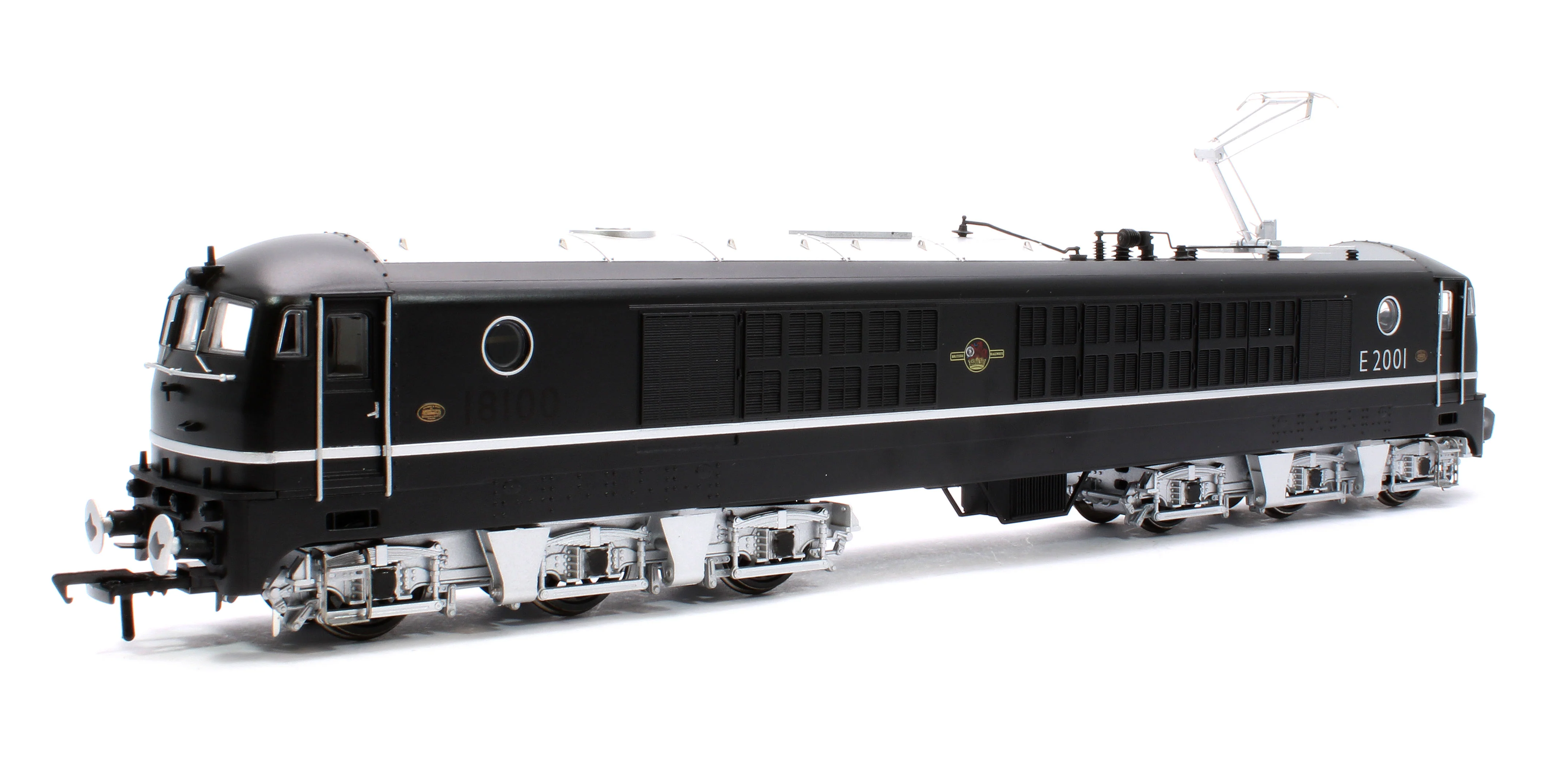 1812 BR Class 80 E2001 (Rebuilt 18100 Gas Turbine) Electric Locomotive in BR Black (Late Crest) - Image 5