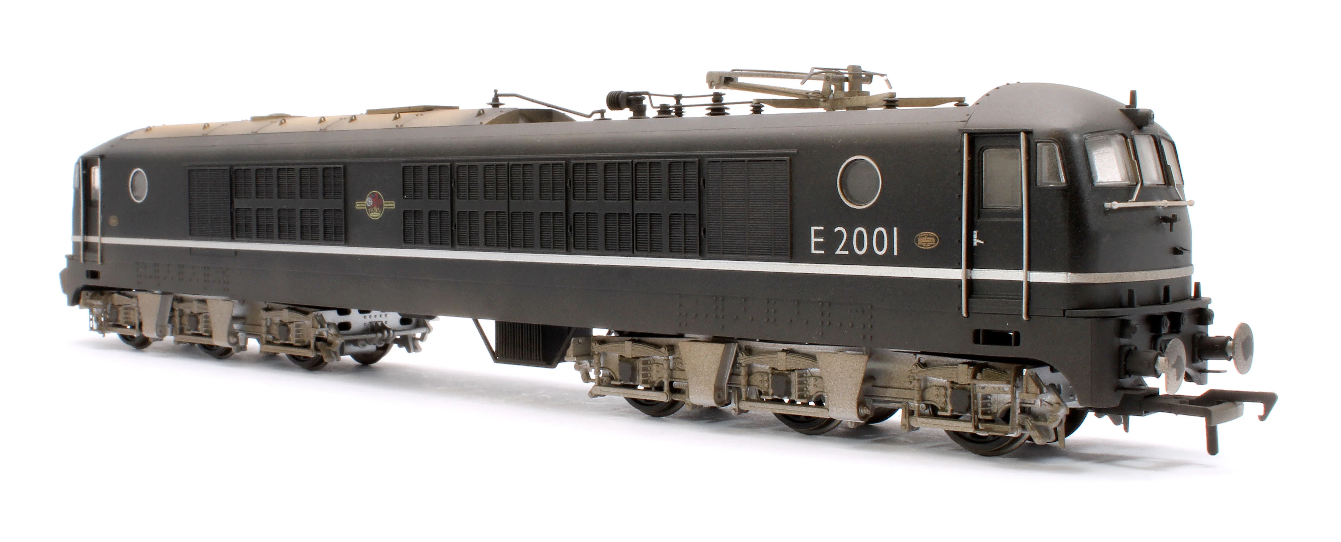Custom Weathered BR Class 80 E2001 (Rebuilt 18100 Gas Turbine) Electric Locomotive in BR Black (Late Crest) - Image 4