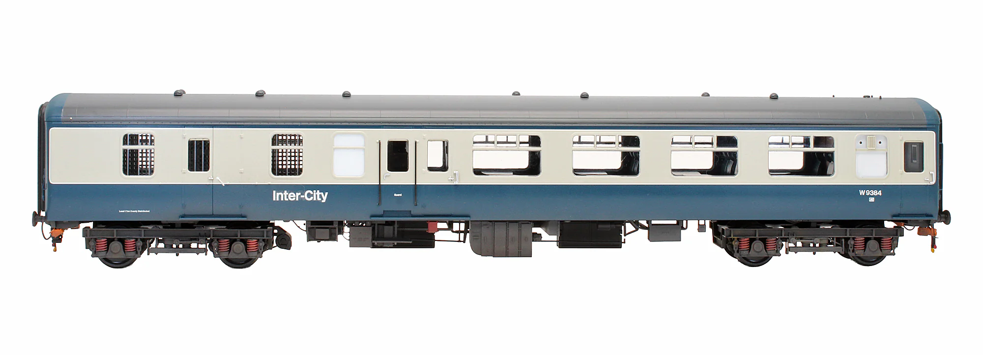 Pre-Owned BR Blue/Grey Mk2 Brake Second Open (BSO) 'W9384' - Custom Weathered - Image 3