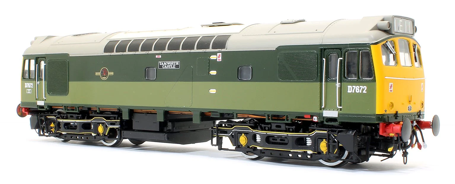 Class 25/3 - D7672 'Tamworth Castle' BR Special Two-Tone Green Diesel Locomotive - Image 7