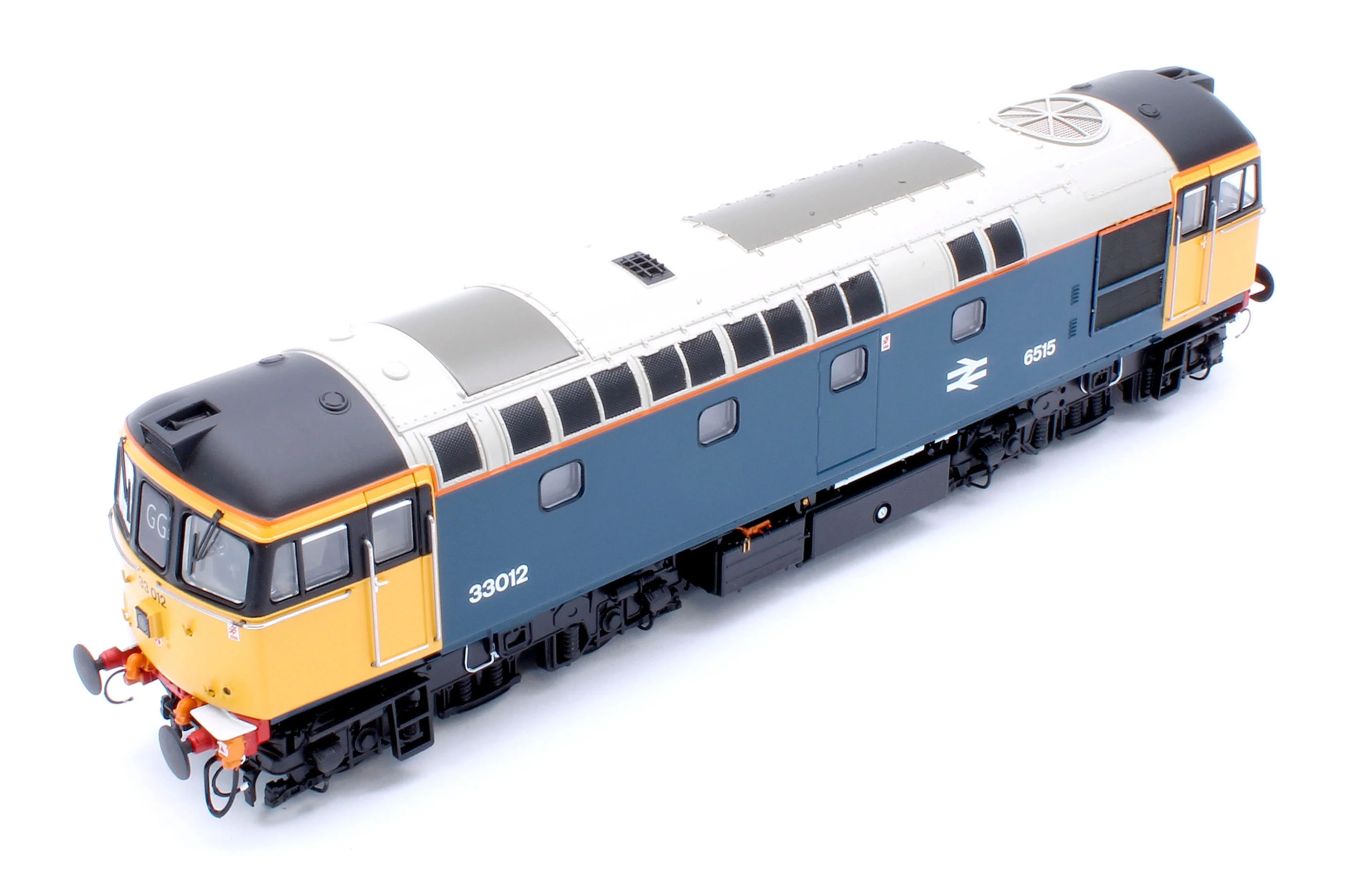 Class 33/0 BR Blue No.33012 (Yellow Cabs/HI Headlights) Diesel Locomotive - DCC Sound - Image 10