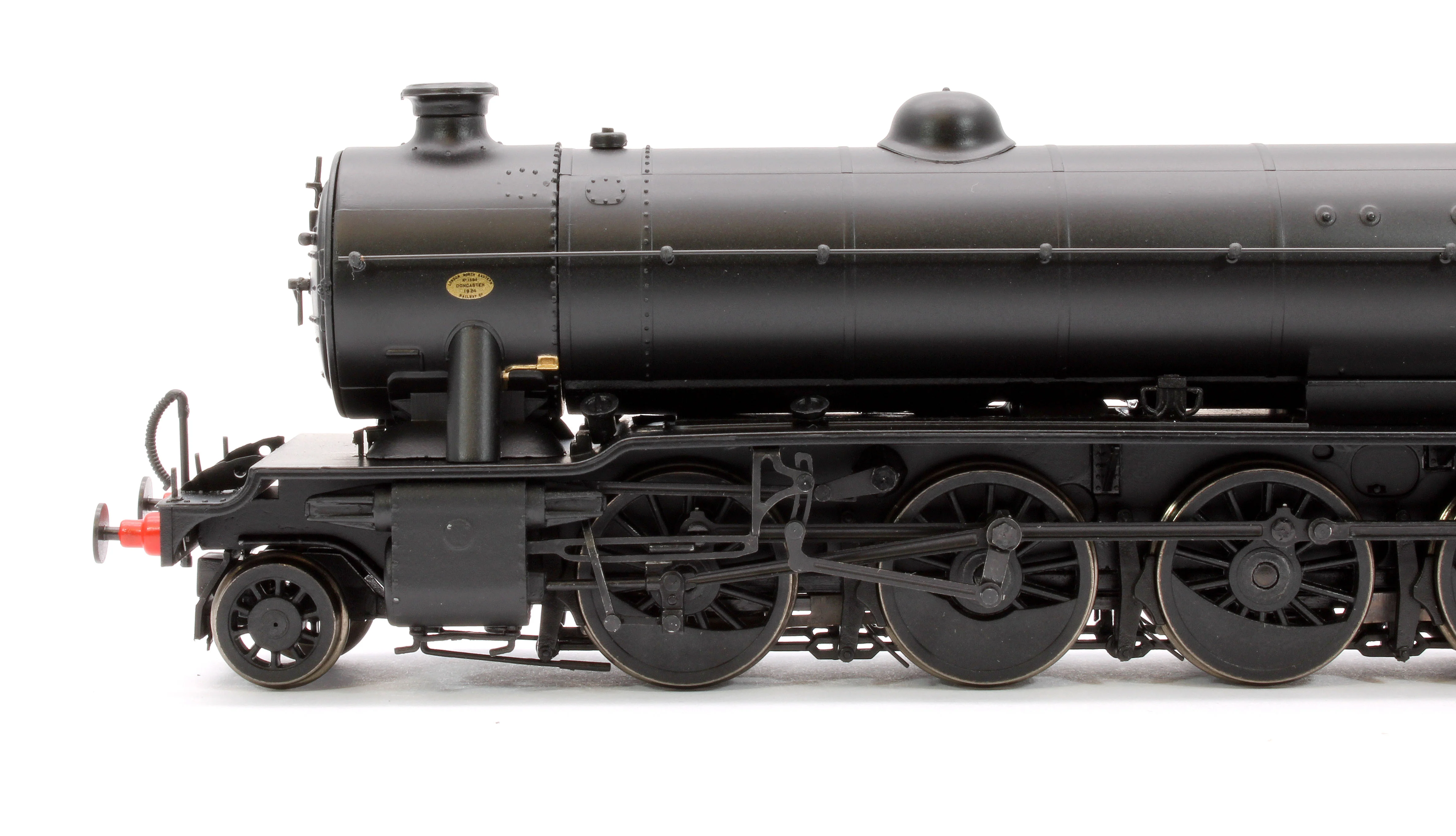 3942 Class O2/4 'Tango' BR early emblem black No. 63945 with low running plate, LNER cab and GN tender, short chimney - Image 9