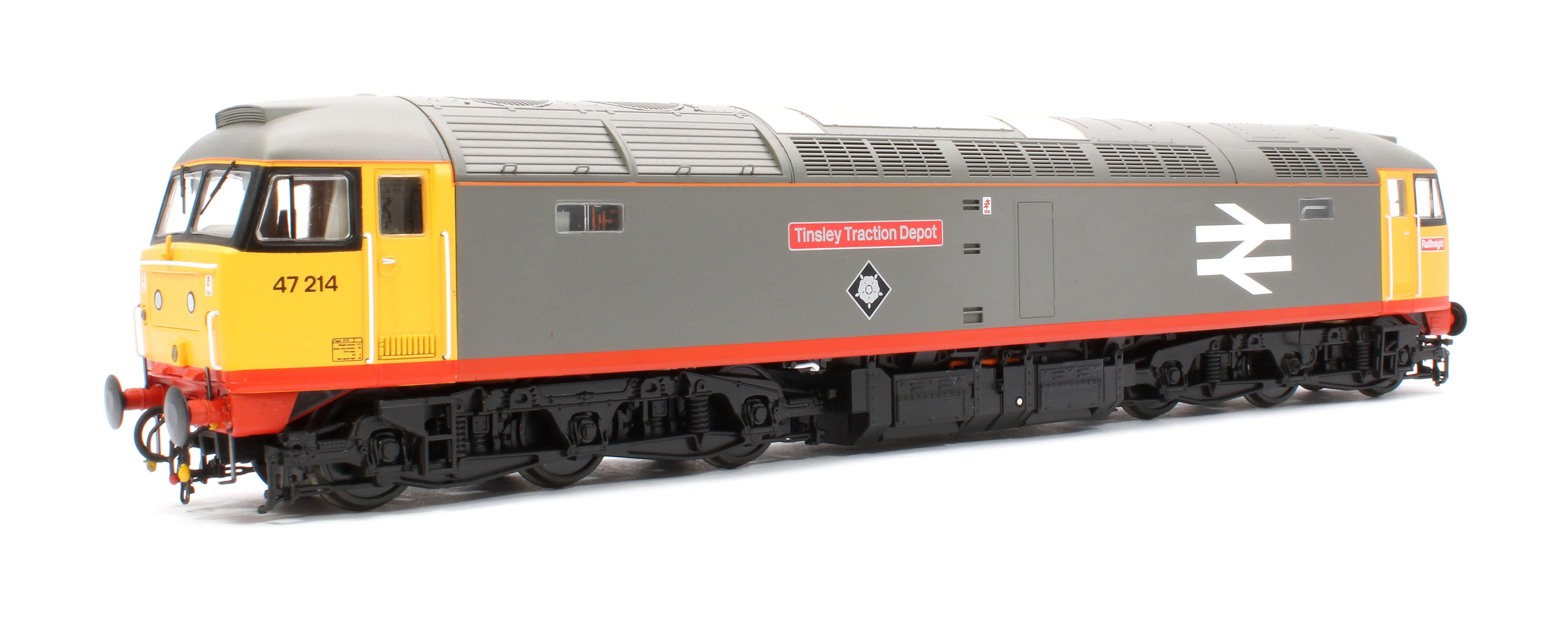 4722 Class 47 214 'Tinsley Traction Depot' Railfreight Grey Diesel Locomotive - Image 3