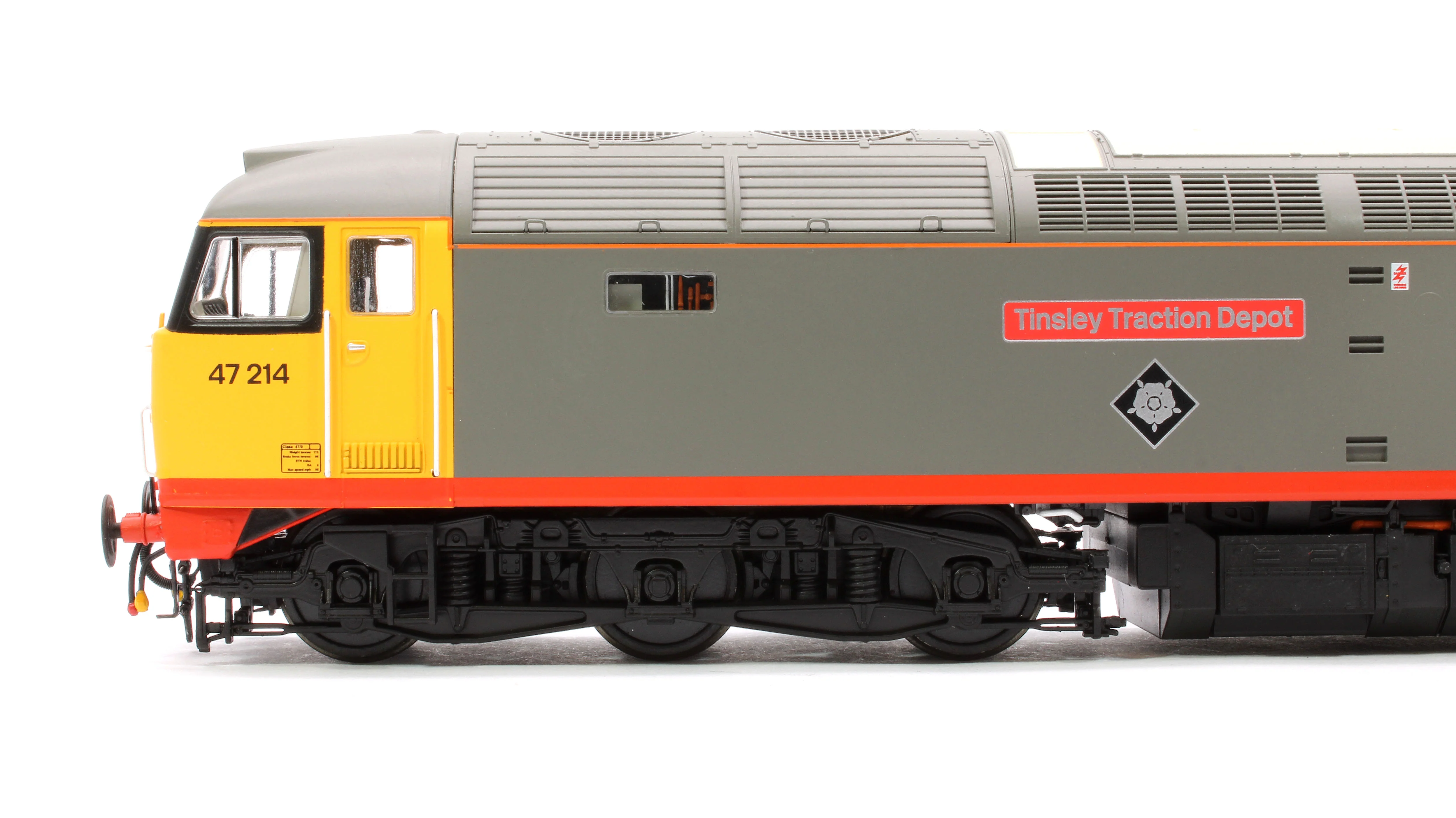 4722 Class 47 214 'Tinsley Traction Depot' Railfreight Grey Diesel Locomotive - Image 6