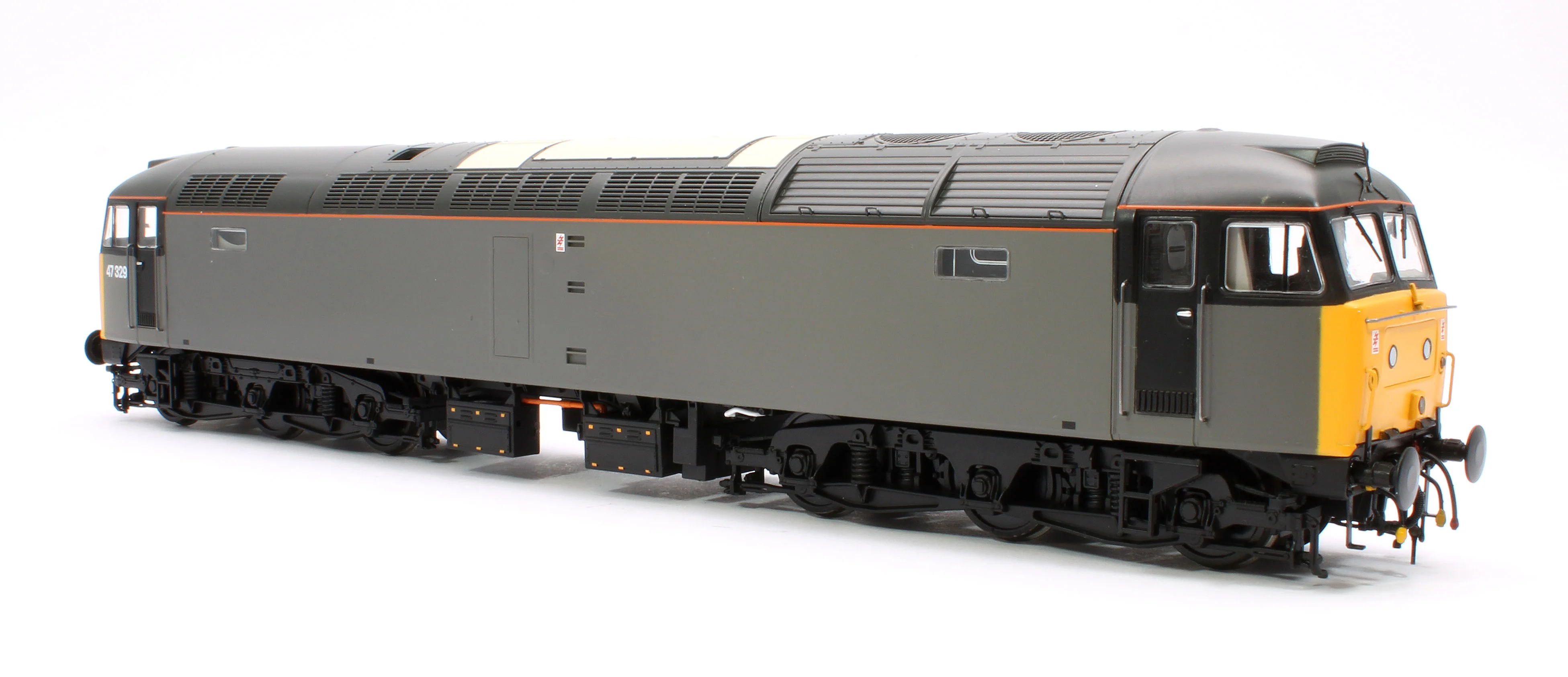 4725 Class 47 329 Departmental General Grey Diesel Locomotive - Image 2