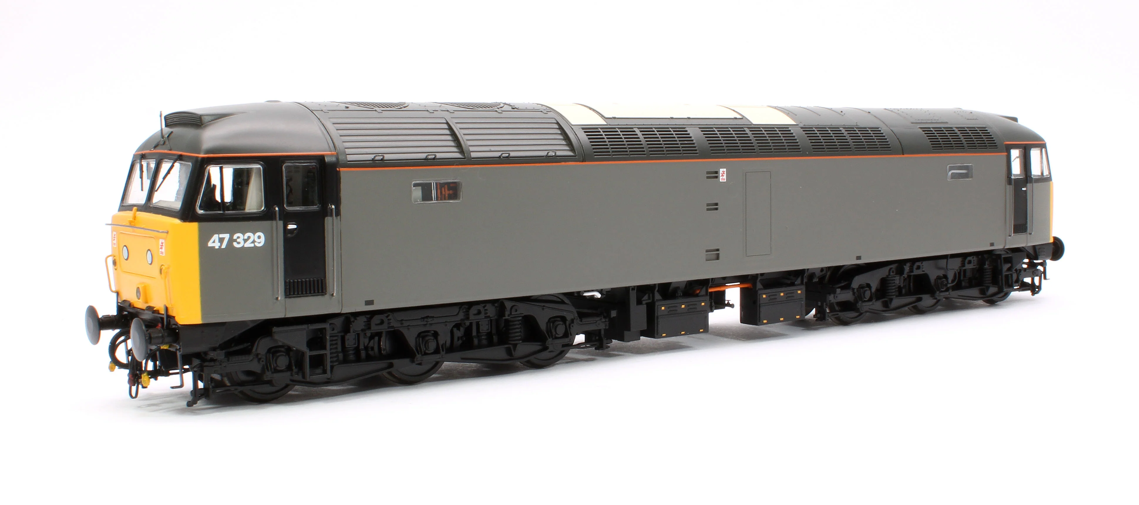 4725 Class 47 329 Departmental General Grey Diesel Locomotive - Image 3