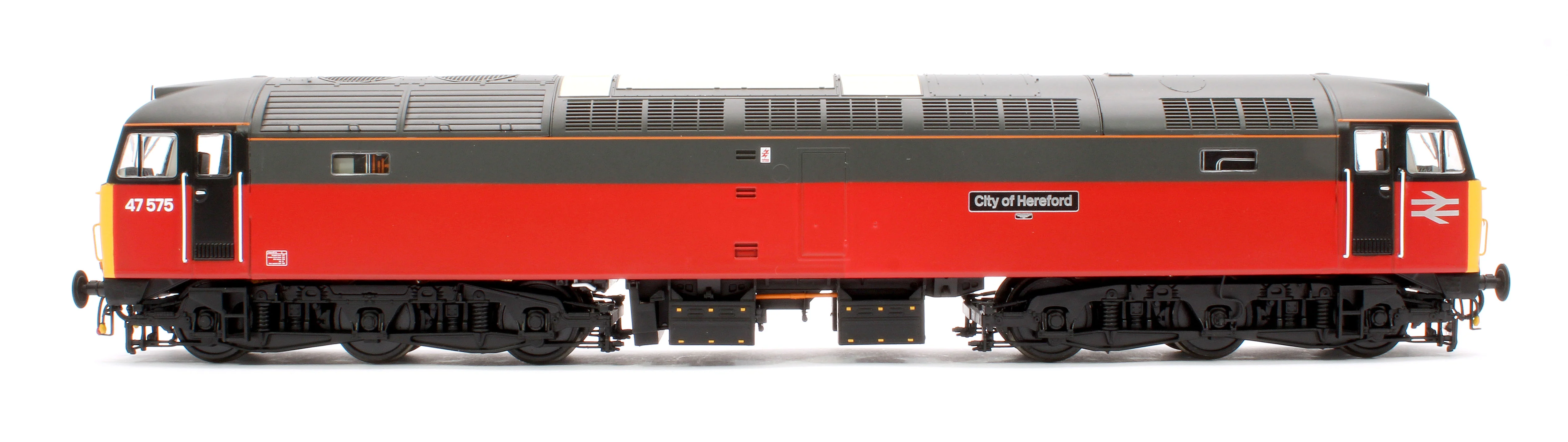 Class 47 575 'City of Hereford' Parcels Red/Grey Diesel Locomotive - Image 5