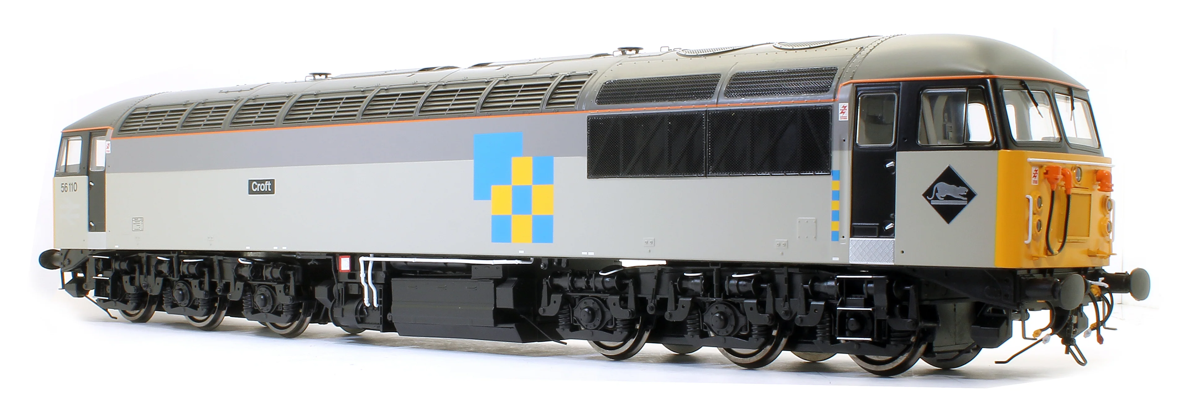Class 56 110 'Croft' Railfreight Construction Heavy Freight Diesel Locomotive - Image 4