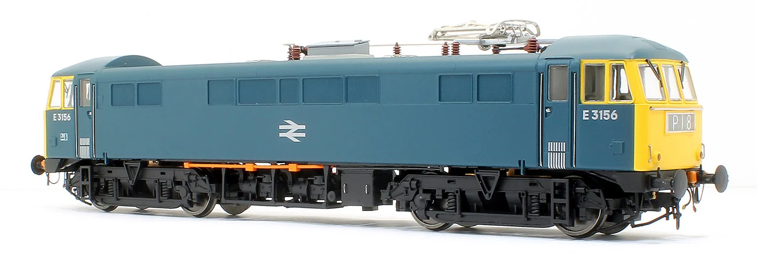 Class 86/0 'AL6' Bo-Bo Electric Locomotive BR Rail Blue E3156 with double arrow logo and full yellow ends - Image 3