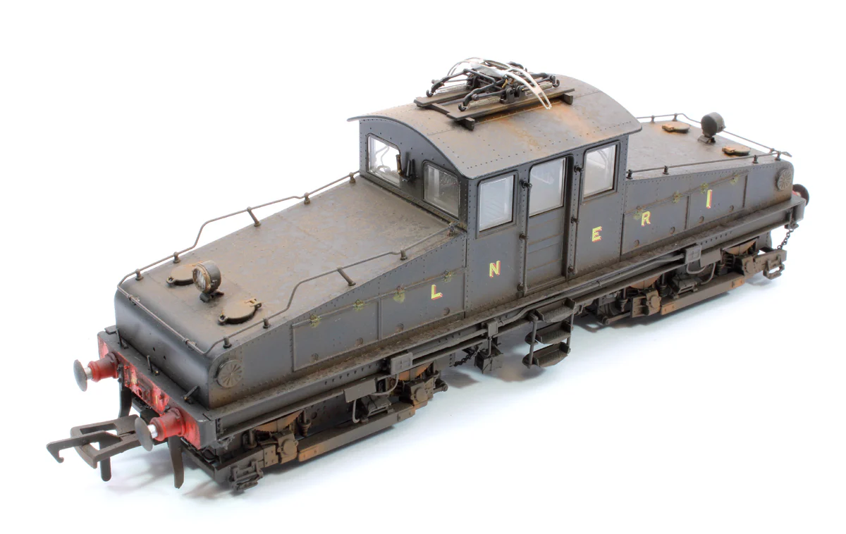 Highly Detail Weathered North Eastern Railway ES1 LNER Unlined Black Bo-Bo Electric Locomotive No.1 - Image 10