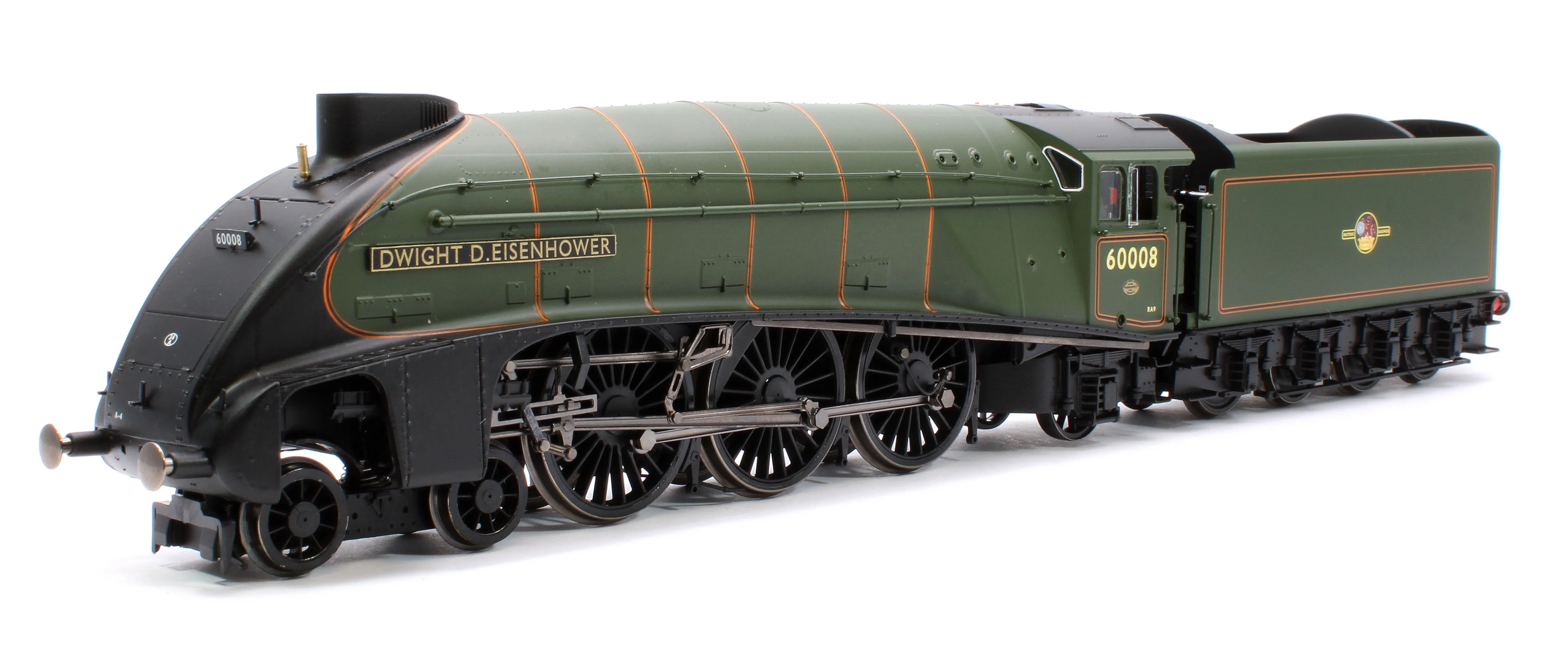 Hornby Dublo Class A4 4-6-2 60008 'Dwight D. Eisenhower' Great Gathering 10th Anniversary BR Lined Green Late Crest Limited Edition Steam locomotive - Image 2