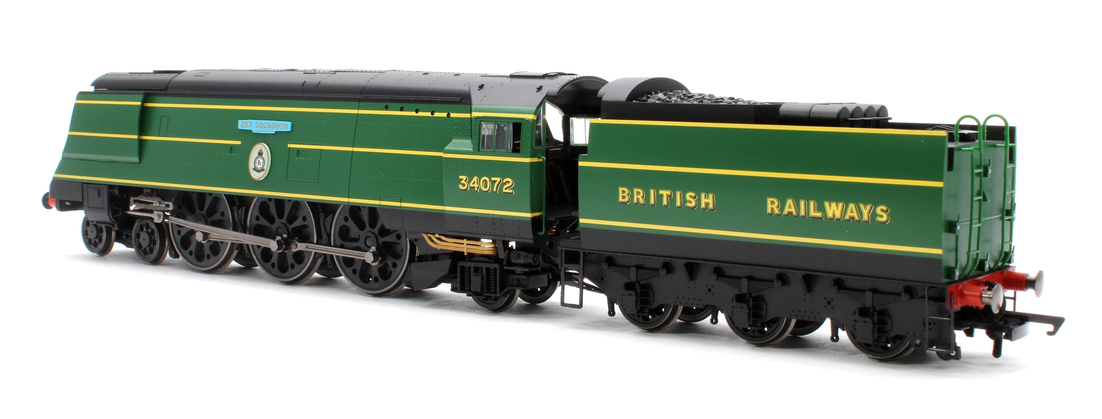 Pre-Owned R30129 Battle of Britain Class 4-6-2 34072 "257 Squadron" SR Malachite Green Steam Locomotive - DCC Fitted - Image 2