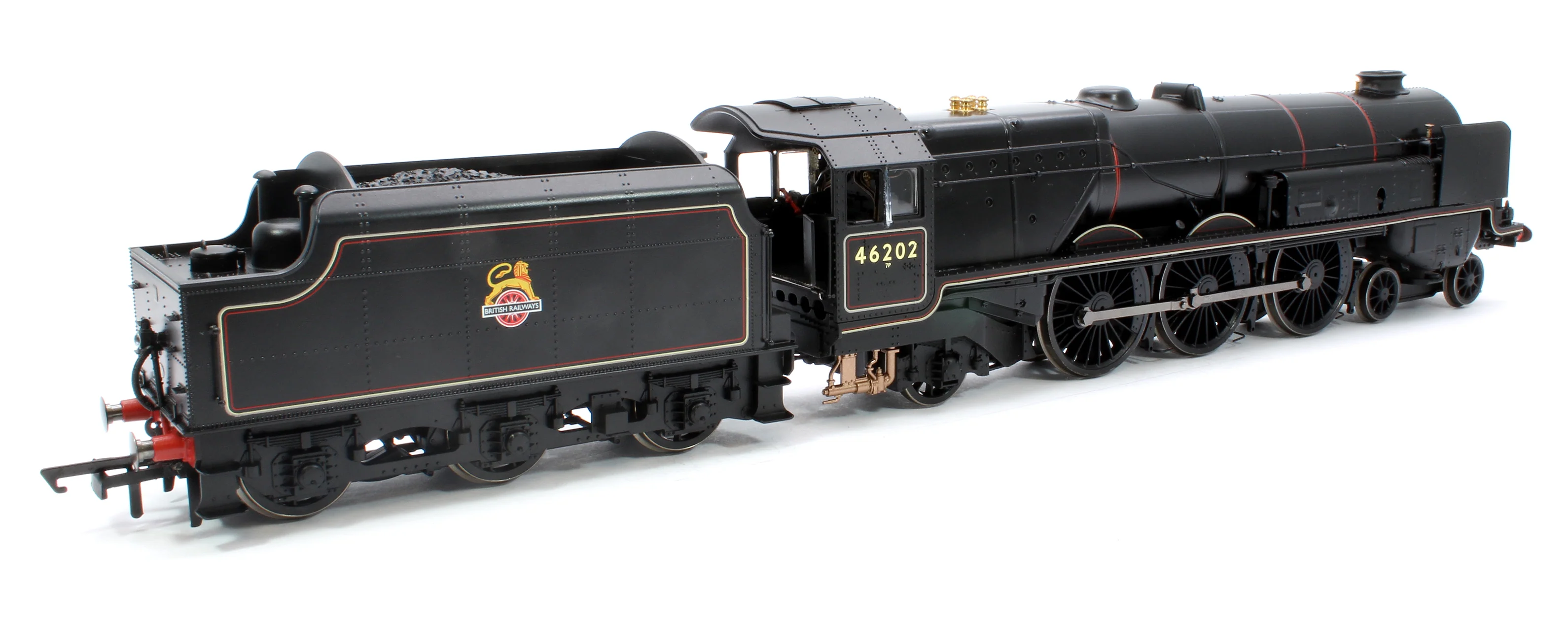 Princess Royal Class 'The Turbomotive' 4-6-2 BR Black Early Emblem 46202 Steam Locomotive - DCC Sound Fitted - Image 3