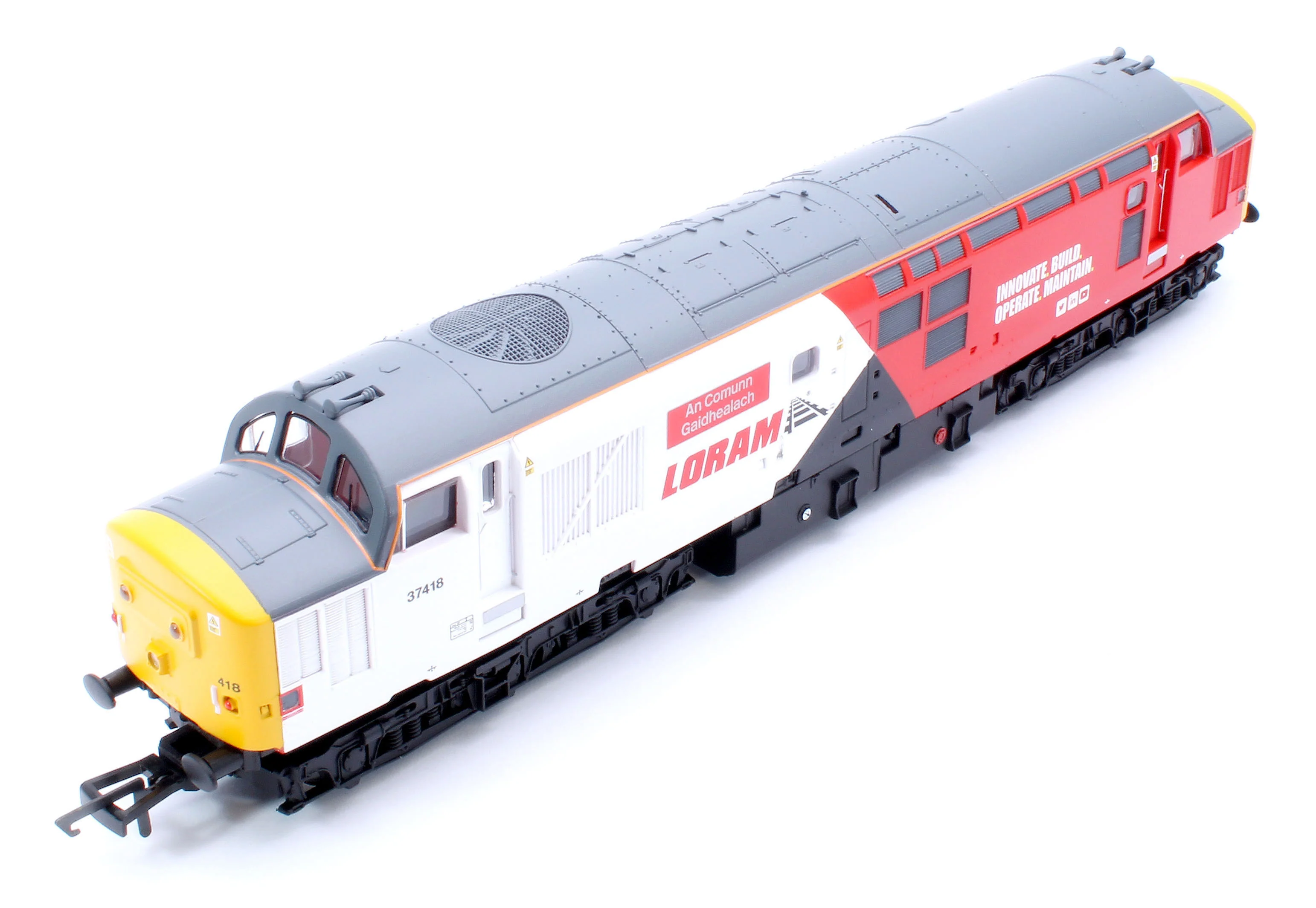 RailRoad Class 37 Loram 'An Comunn Gaidhealach' 37418 Diesel Locomotive - DCC Sound - Image 11