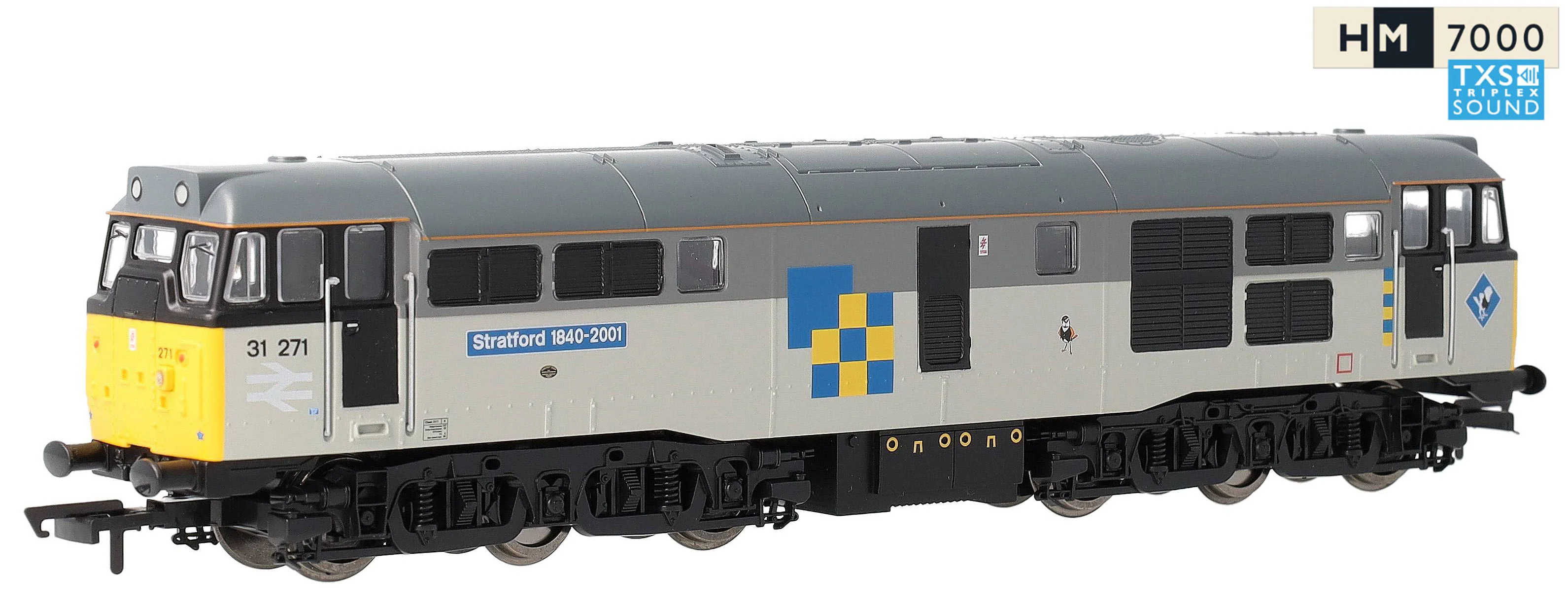 RailRoad Class 31 TFL Construction '31271' Stratford Diesel Locomotive - DCC Sound