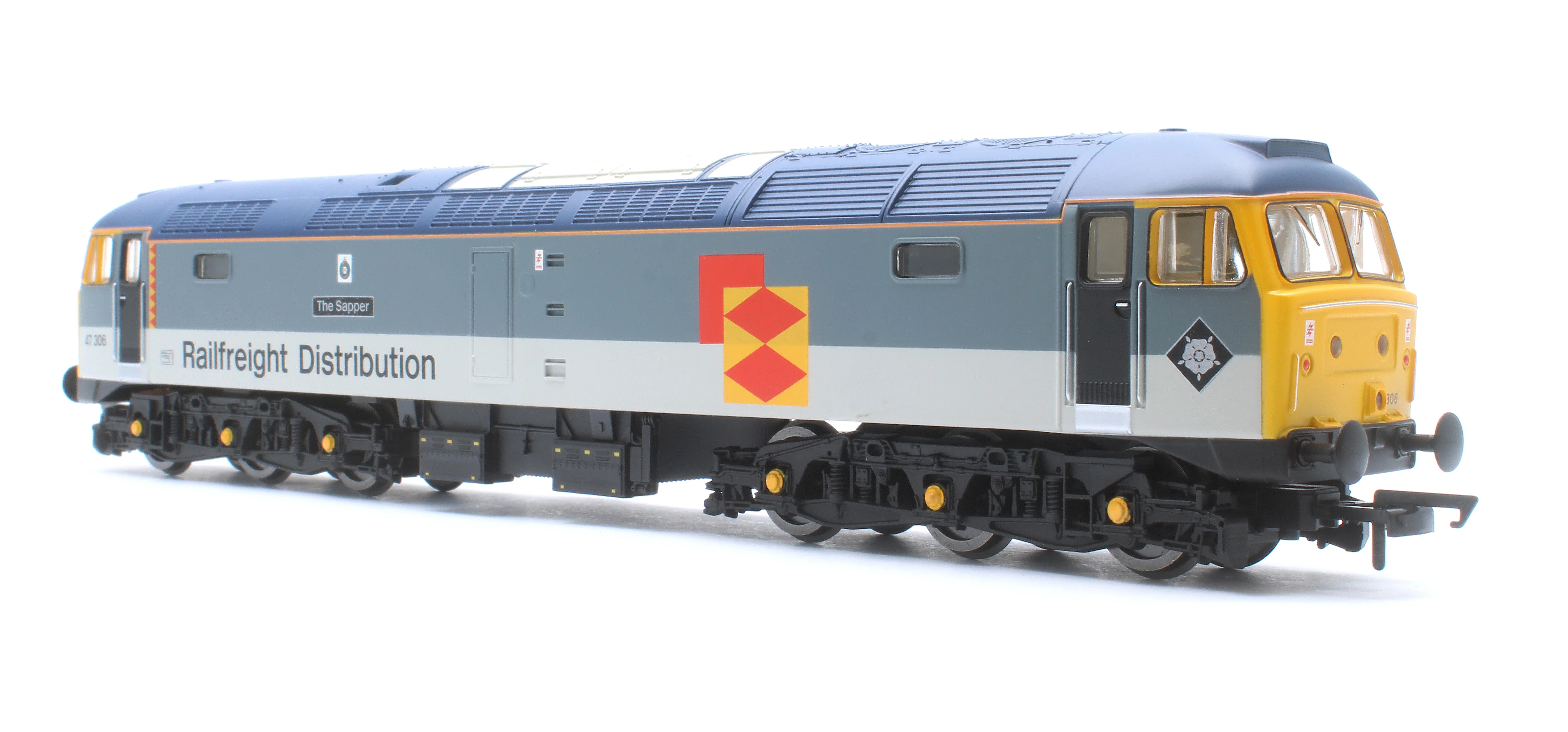 RailRoad Class 47 Railfreight Distribution 'The Sapper' 47306 Diesel Locomotive - DCC Sound - Image 4